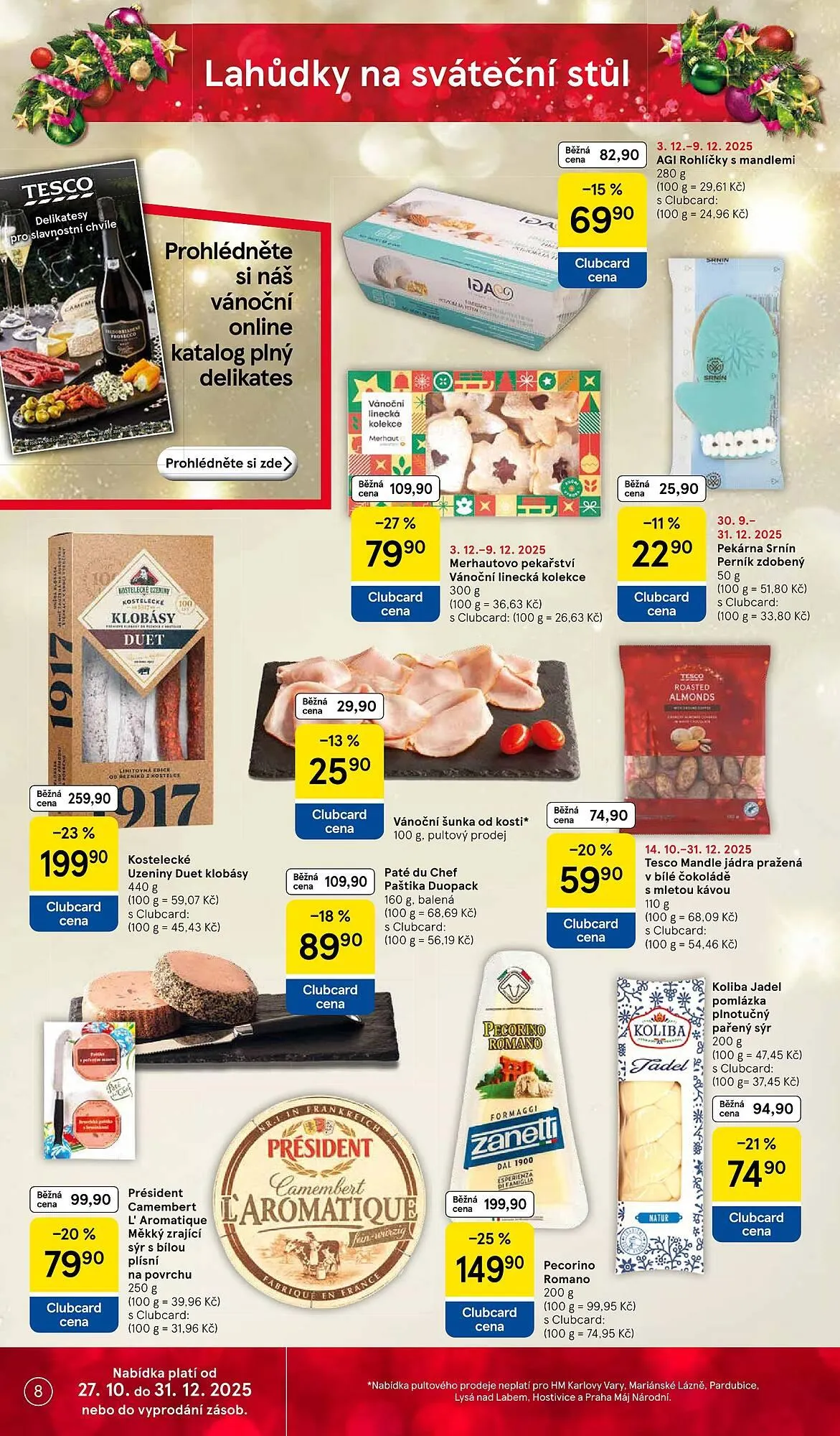 Tesco leták - 3. prosince 9. prosince 2025 - Page 8