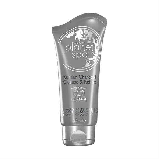 Slupovací pleťová maska s aktivním korejským uhlím Planet Spa