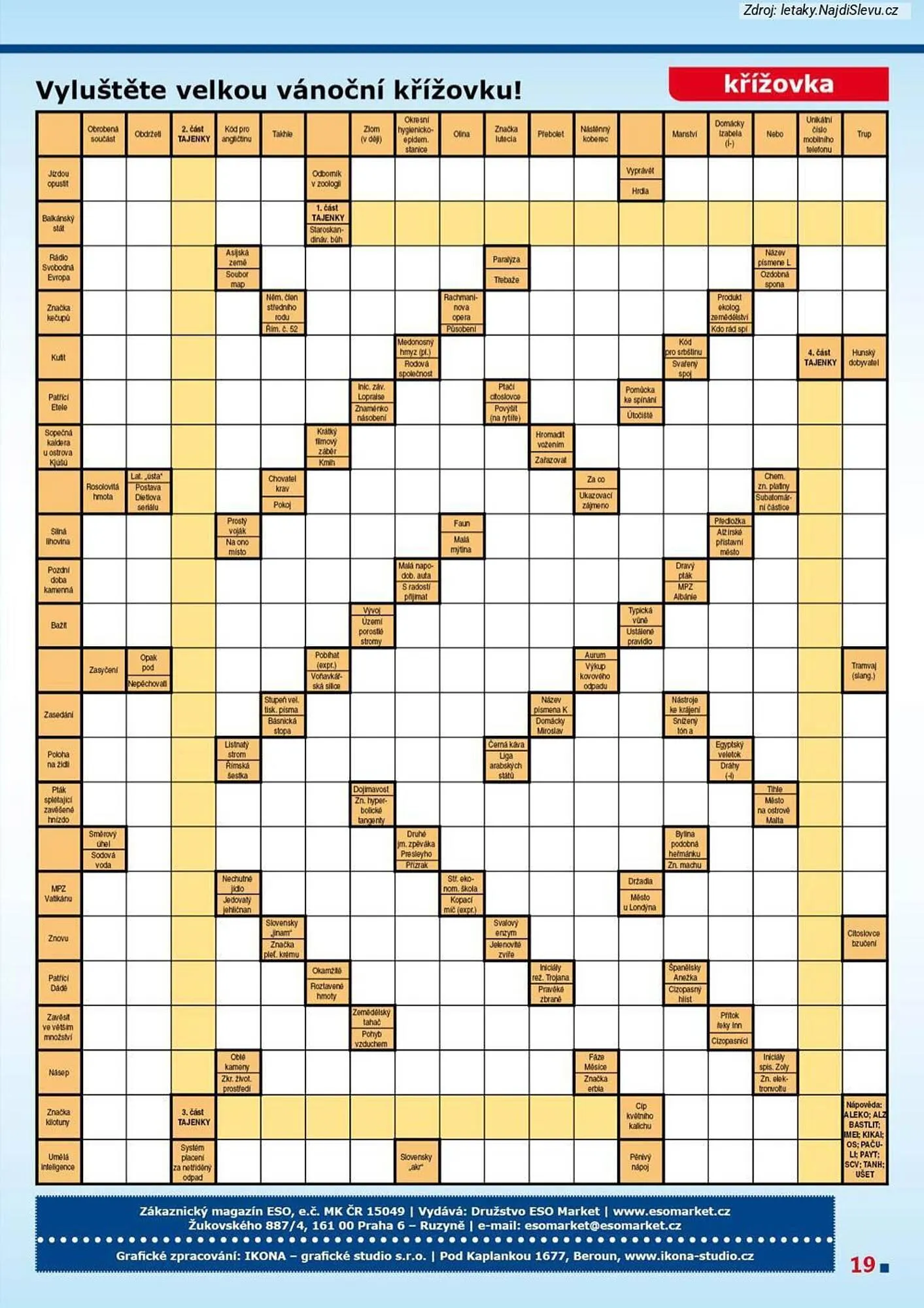 ESO MARKET leták - 10. prosince 31. prosince 2025 - Page 19