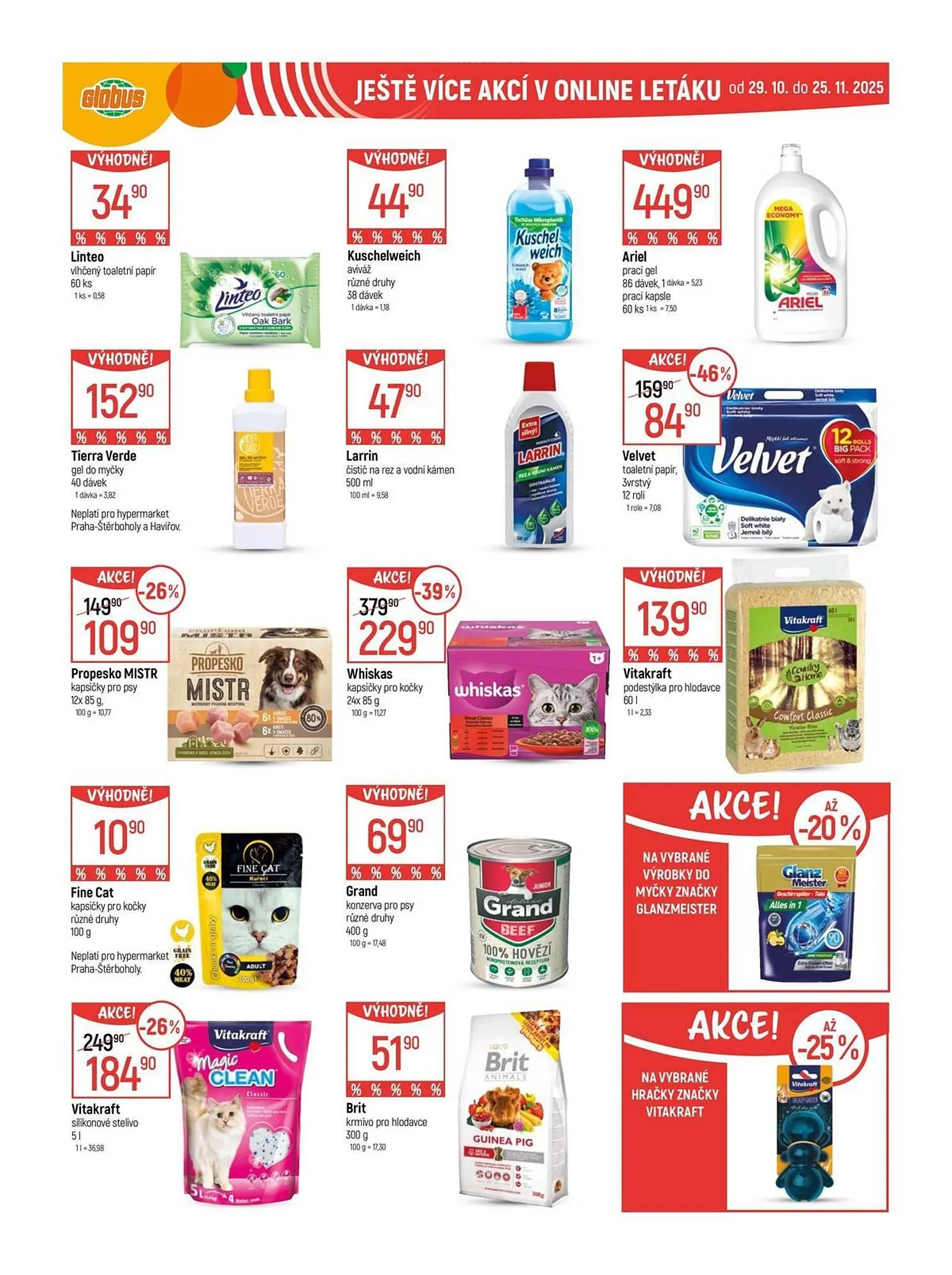 Globus leták - 5. listopadu 11. listopadu 2025 - Page 44