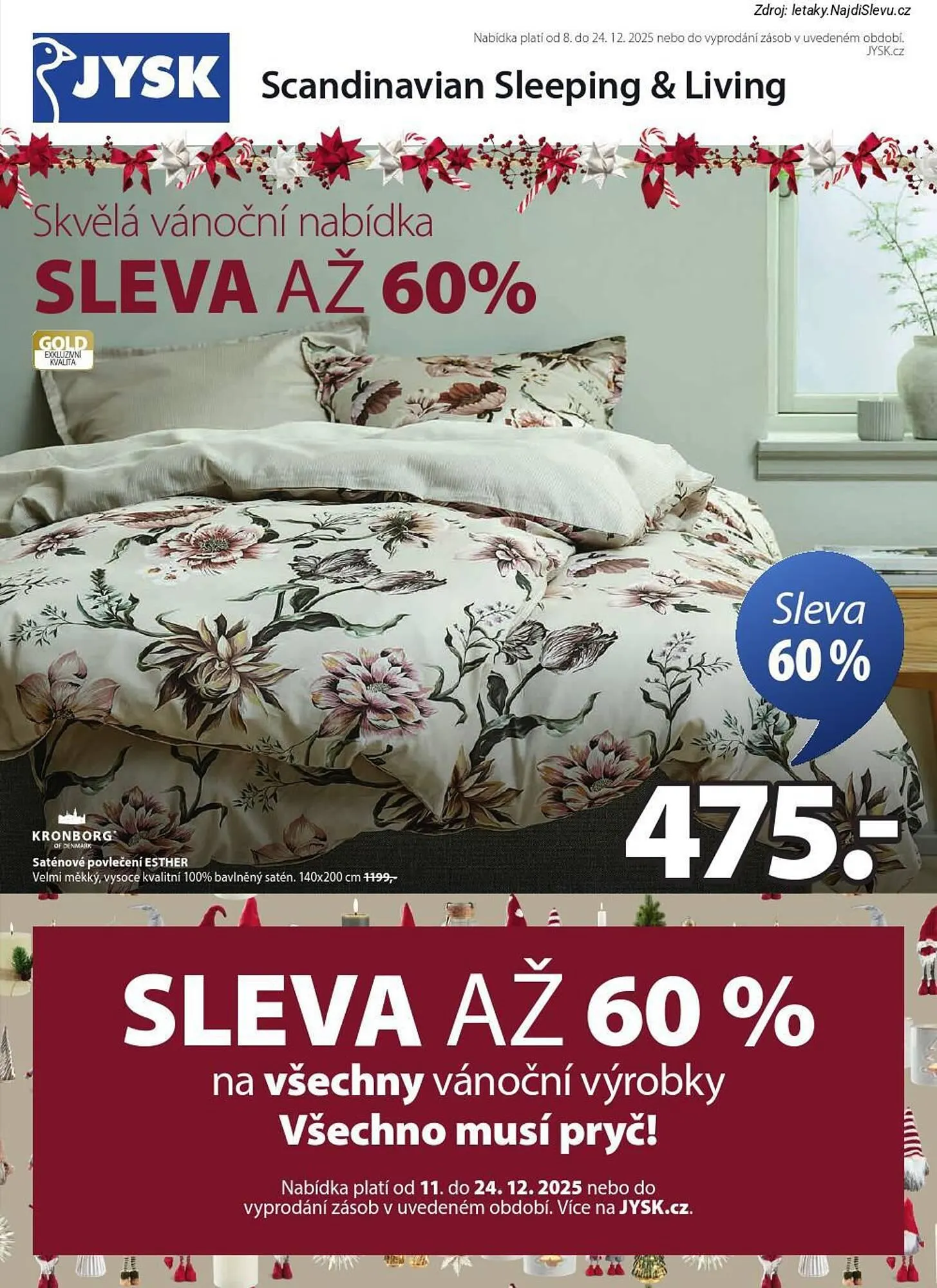 JYSK leták - 8. prosince 24. prosince 2025 - Page 1