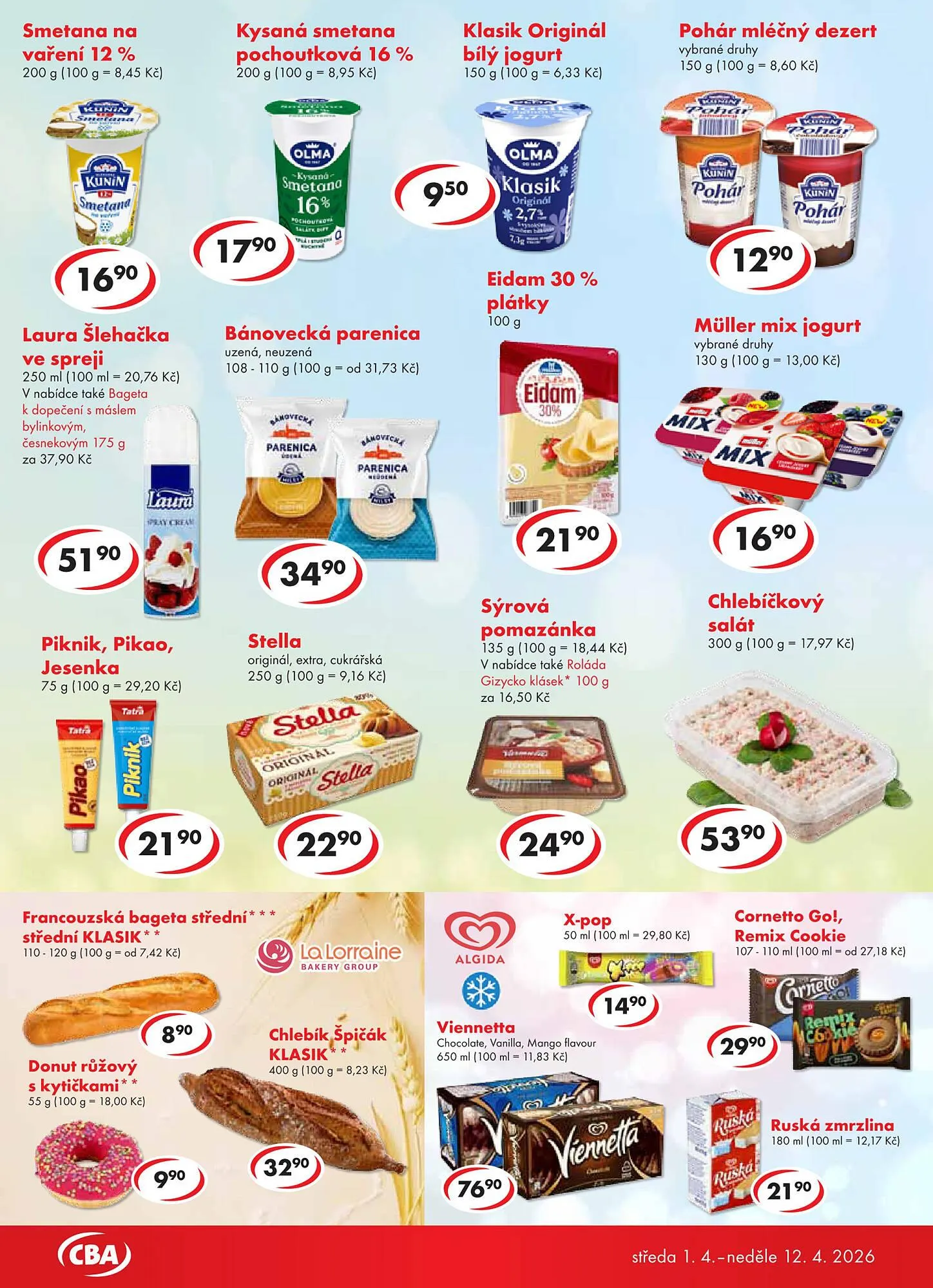 CBA leták - 1. dubna 12. dubna 2026 - Page 2
