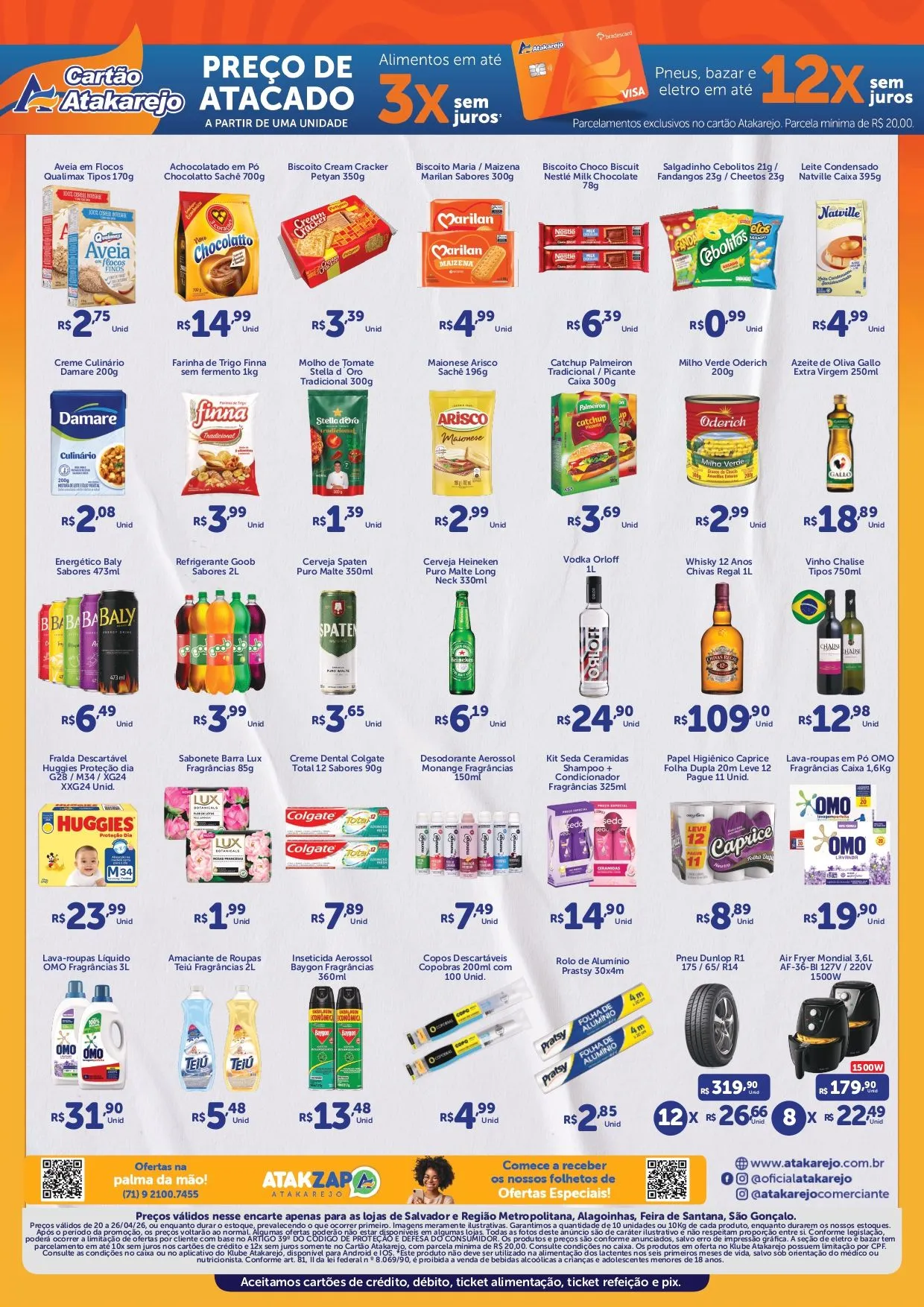 Encarte de Folhetos Atakadão Atakarejo 20 de abril até 26 de abril 2026 - Pagina 2