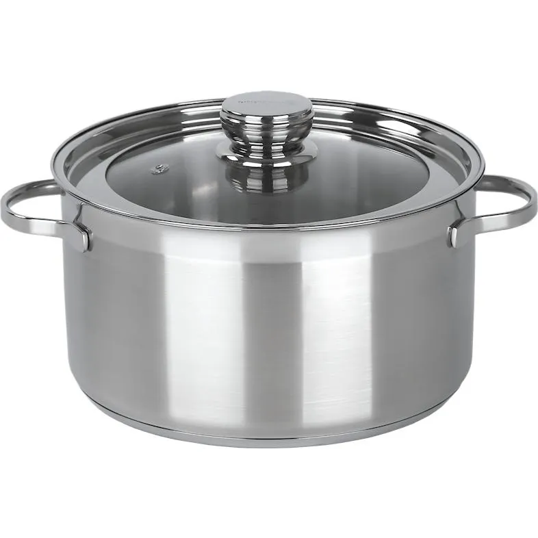 Tarrington House Fleischtopf mit Deckel Selection, Edelstahl, Ø 20 cm, 3.5 L, Induktion