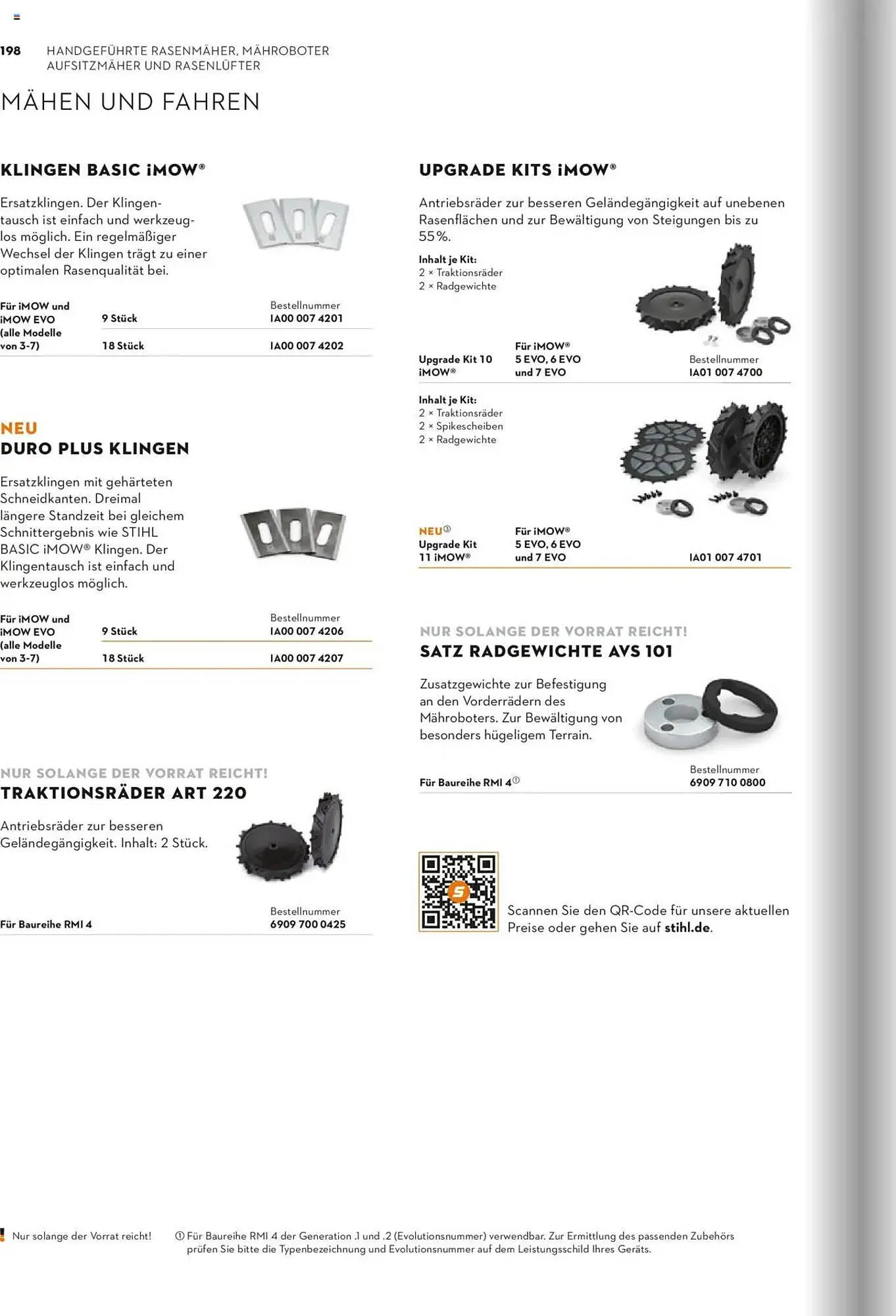 STIHL Prospekt von 1. Januar bis 31. Dezember 2025 - Prospekt seite 198