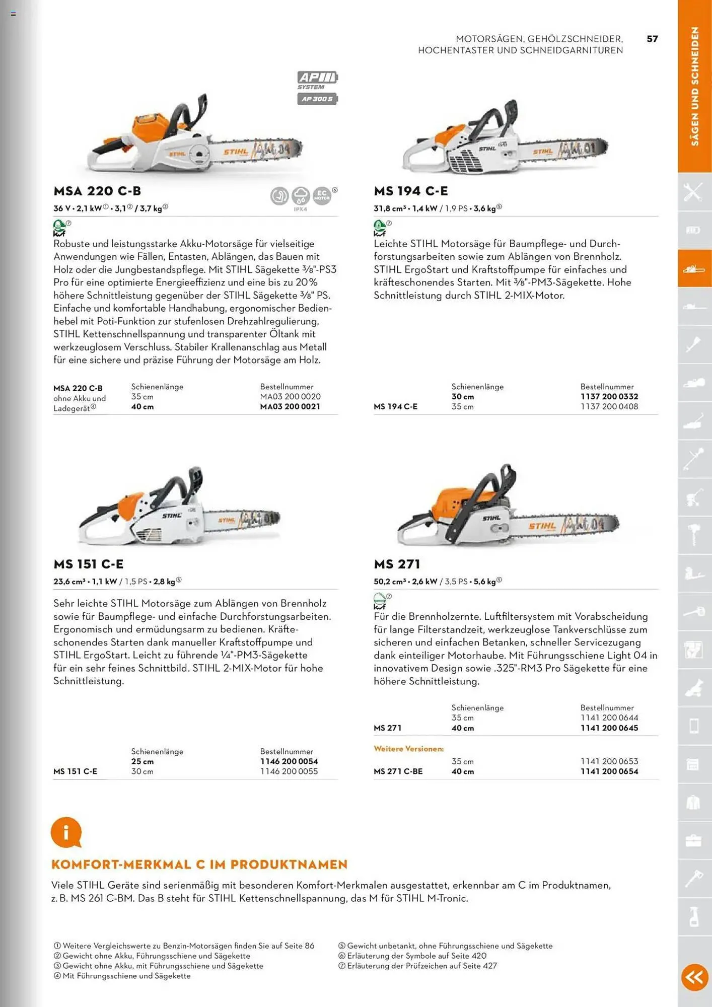 STIHL Prospekt von 1. Januar bis 31. Dezember 2025 - Prospekt seite 57