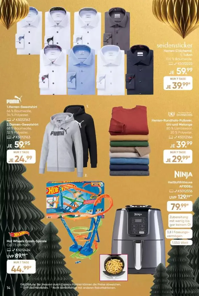 Galeria Karstadt Kaufhof Angebote von 16. Dezember bis 30. Dezember 2024 - Prospekt seite 5