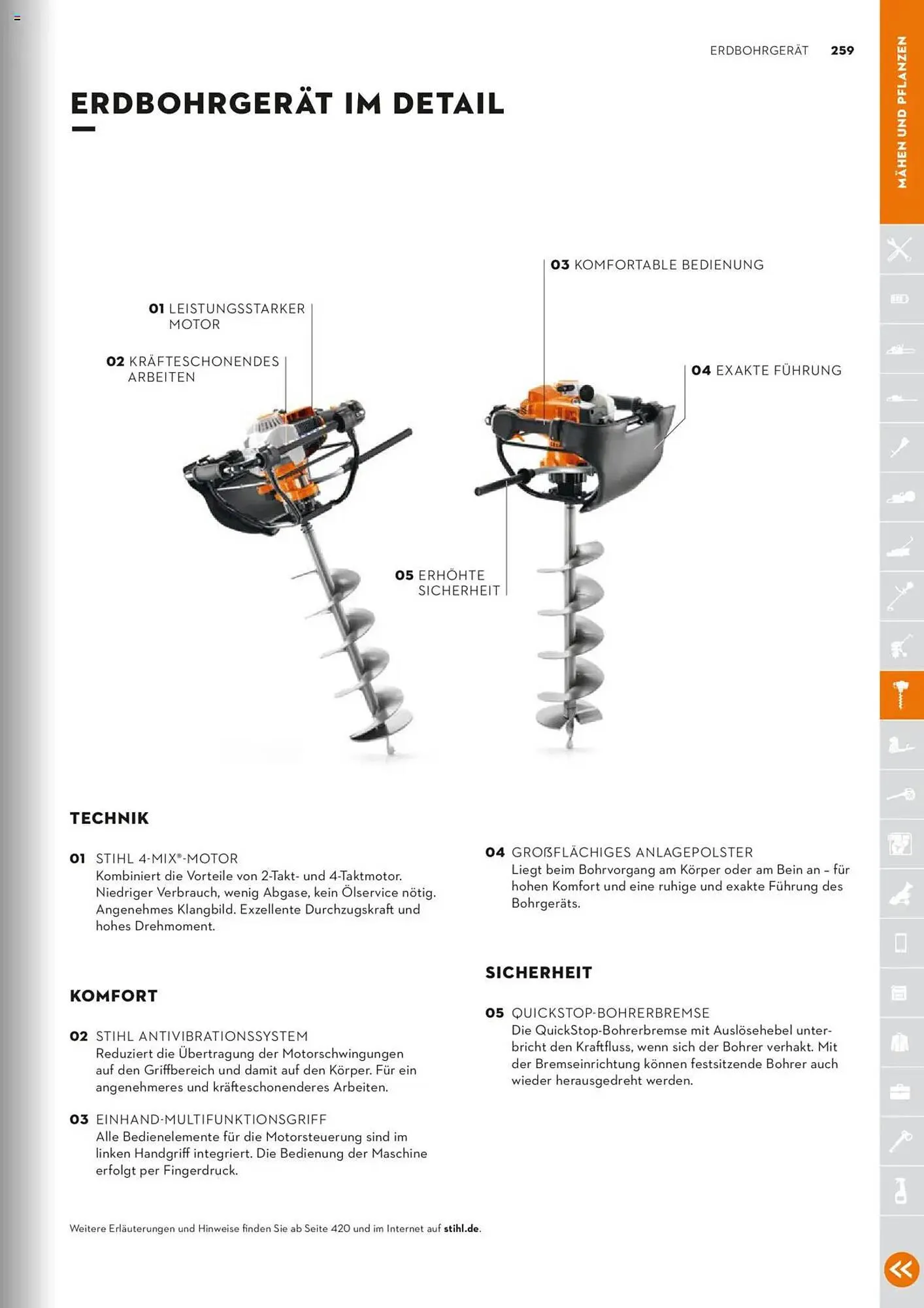 STIHL Prospekt von 1. Januar bis 31. Dezember 2025 - Prospekt seite 259