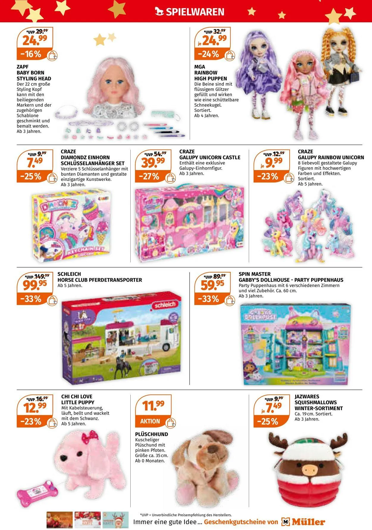Müller Aktueller Prospekt von 16. Dezember bis 22. Dezember 2024 - Prospekt seite 8