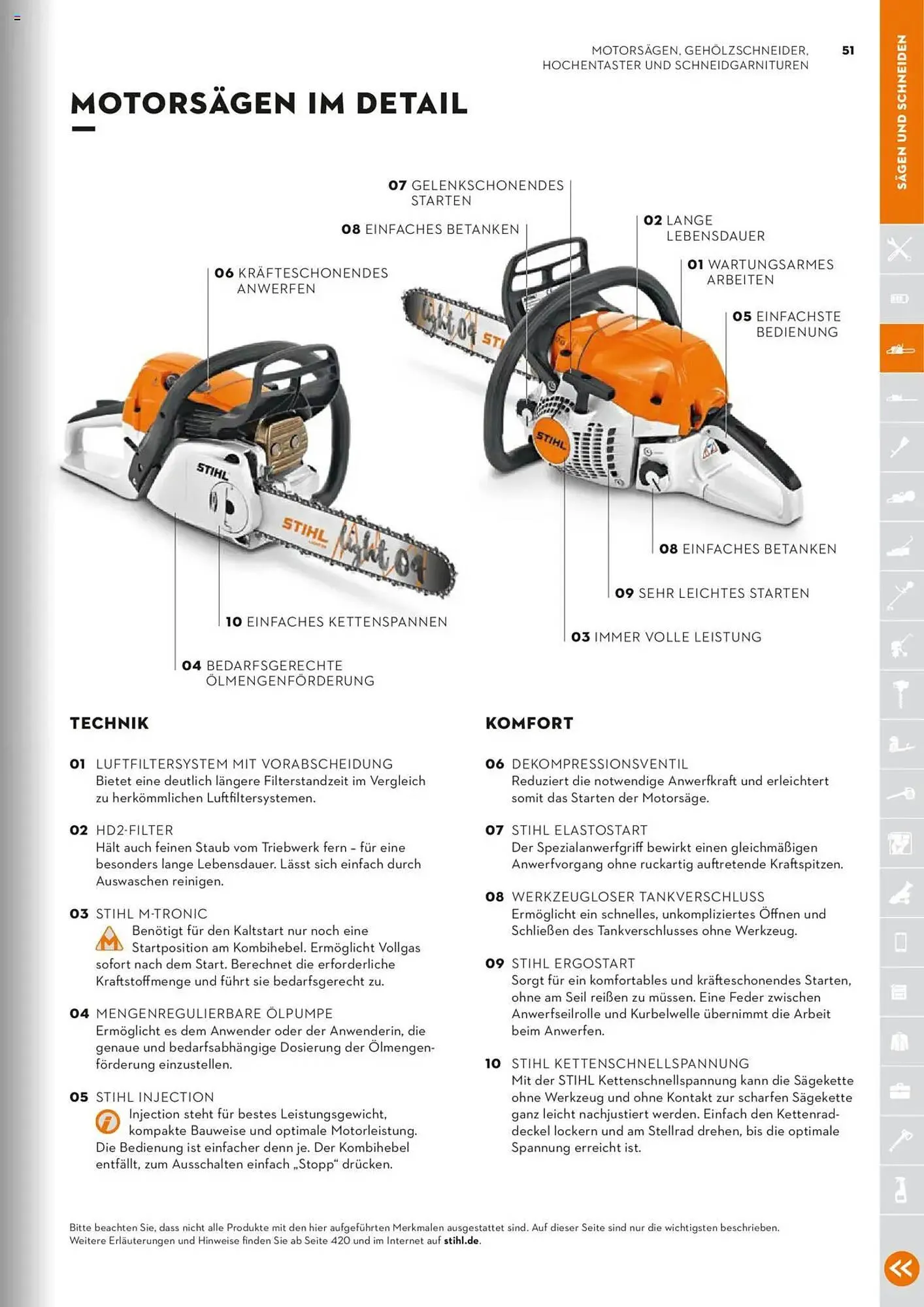 STIHL Prospekt von 1. Januar bis 31. Dezember 2025 - Prospekt seite 51