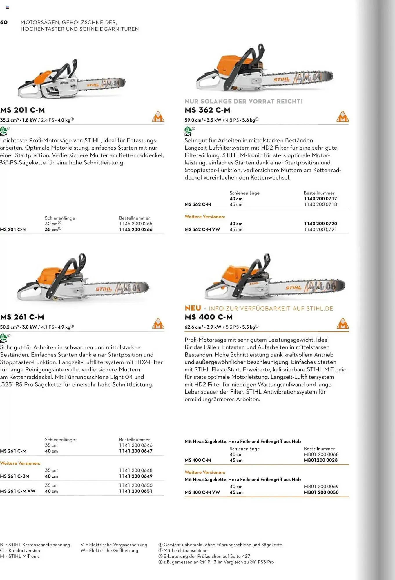STIHL Prospekt von 1. Januar bis 31. Dezember 2025 - Prospekt seite 60