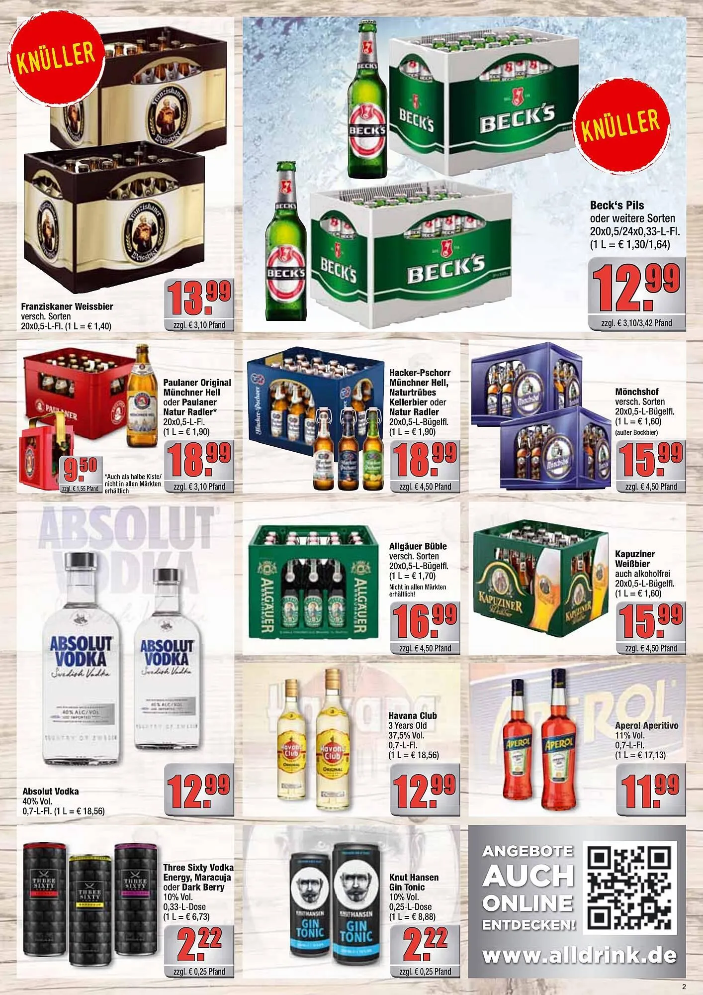 alldrink Prospekt von 15. Dezember bis 31. Dezember 2024 - Prospekt seite 2