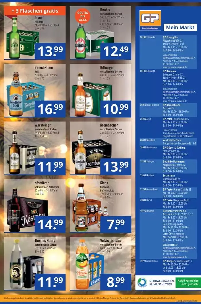 Unsere besten Angebote für Sie von 15. Dezember bis 29. Dezember 2024 - Prospekt seite 4