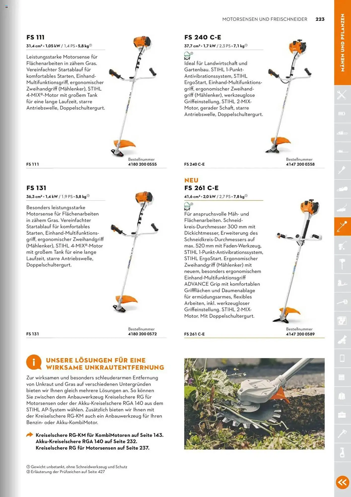 STIHL Prospekt von 1. Januar bis 31. Dezember 2025 - Prospekt seite 223