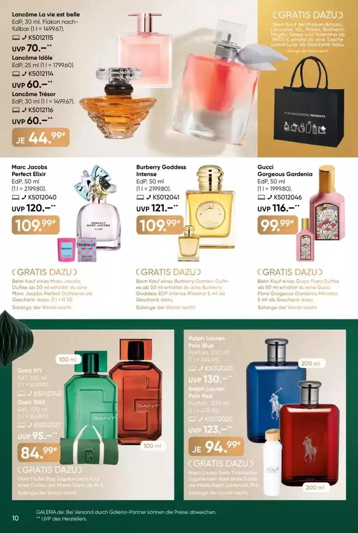 Galeria Karstadt Kaufhof Angebote von 16. Dezember bis 30. Dezember 2024 - Prospekt seite 36