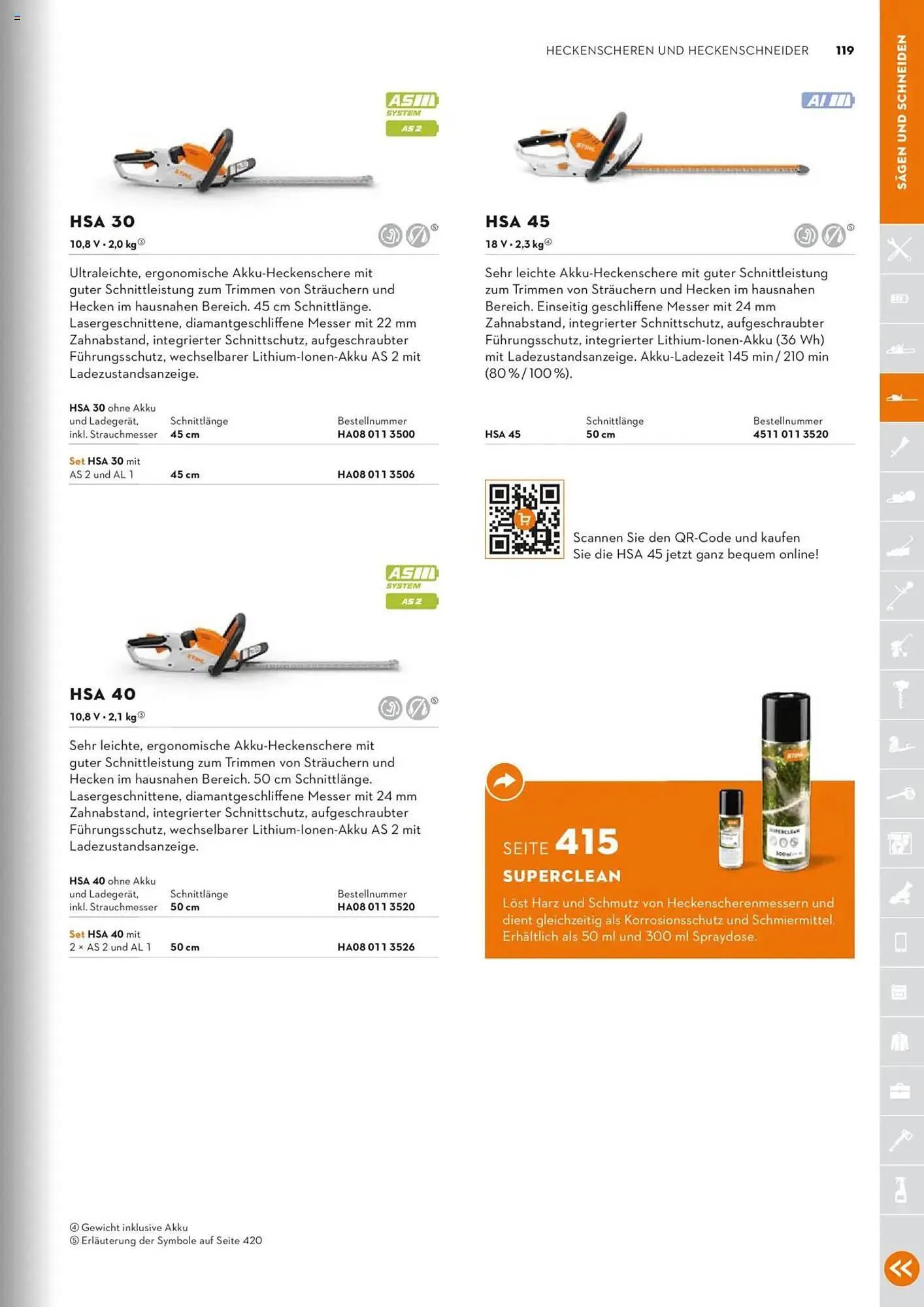 STIHL Prospekt von 1. Januar bis 31. Dezember 2025 - Prospekt seite 119