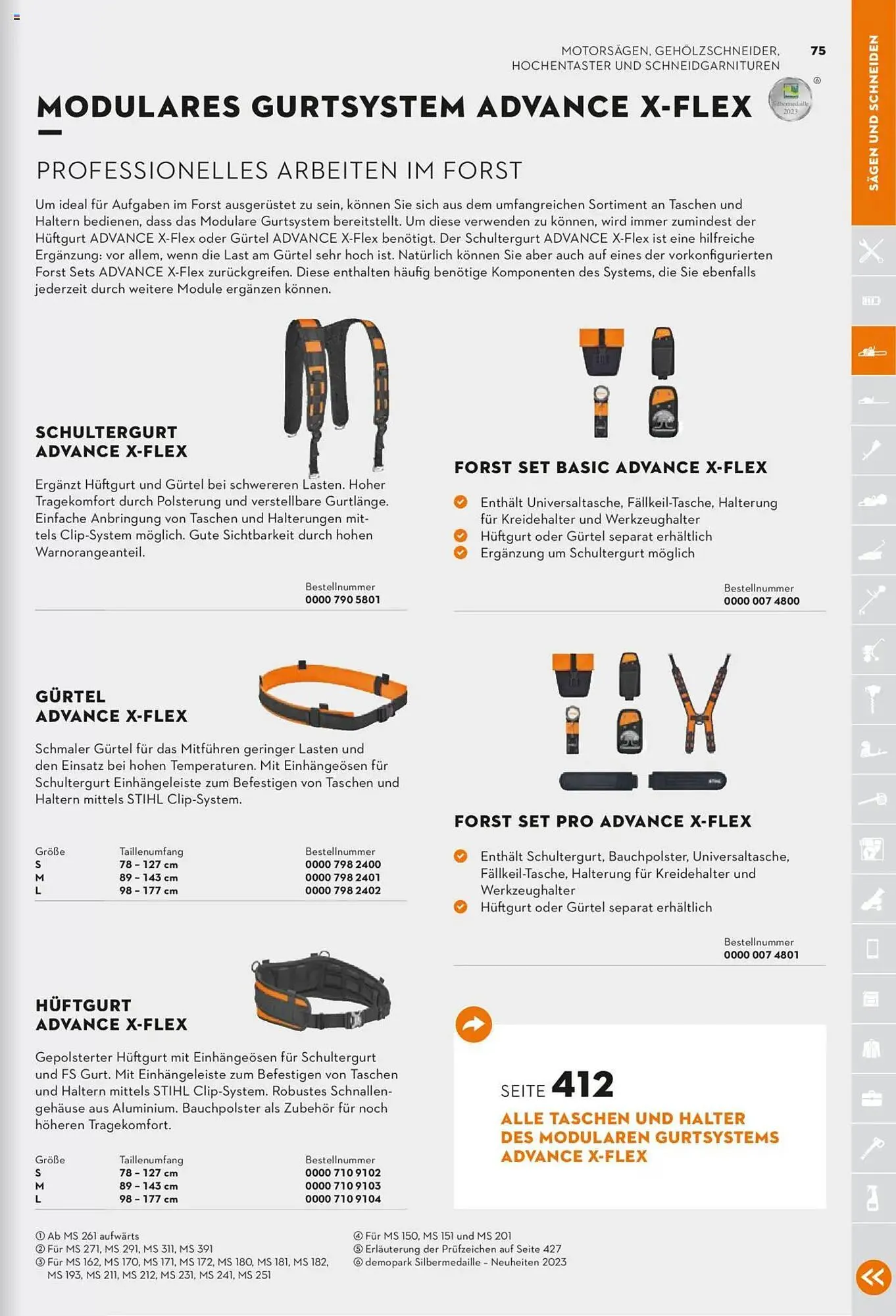 STIHL Prospekt von 1. Januar bis 31. Dezember 2025 - Prospekt seite 75