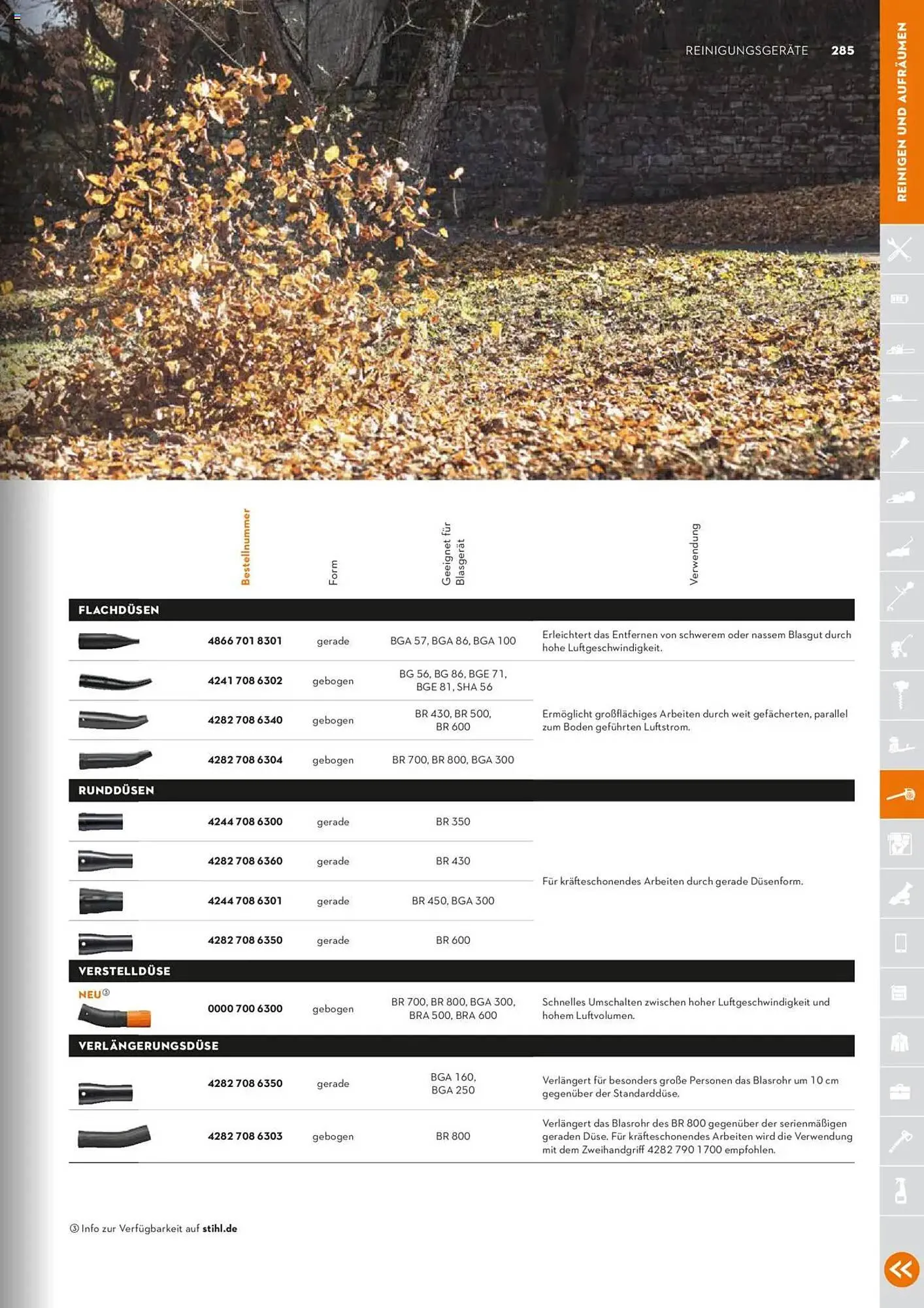 STIHL Prospekt von 1. Januar bis 31. Dezember 2025 - Prospekt seite 285