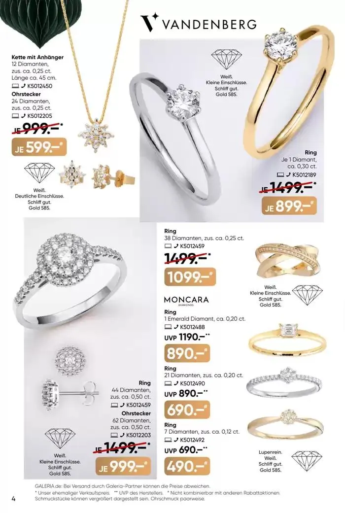 Galeria Karstadt Kaufhof Angebote von 16. Dezember bis 30. Dezember 2024 - Prospekt seite 30