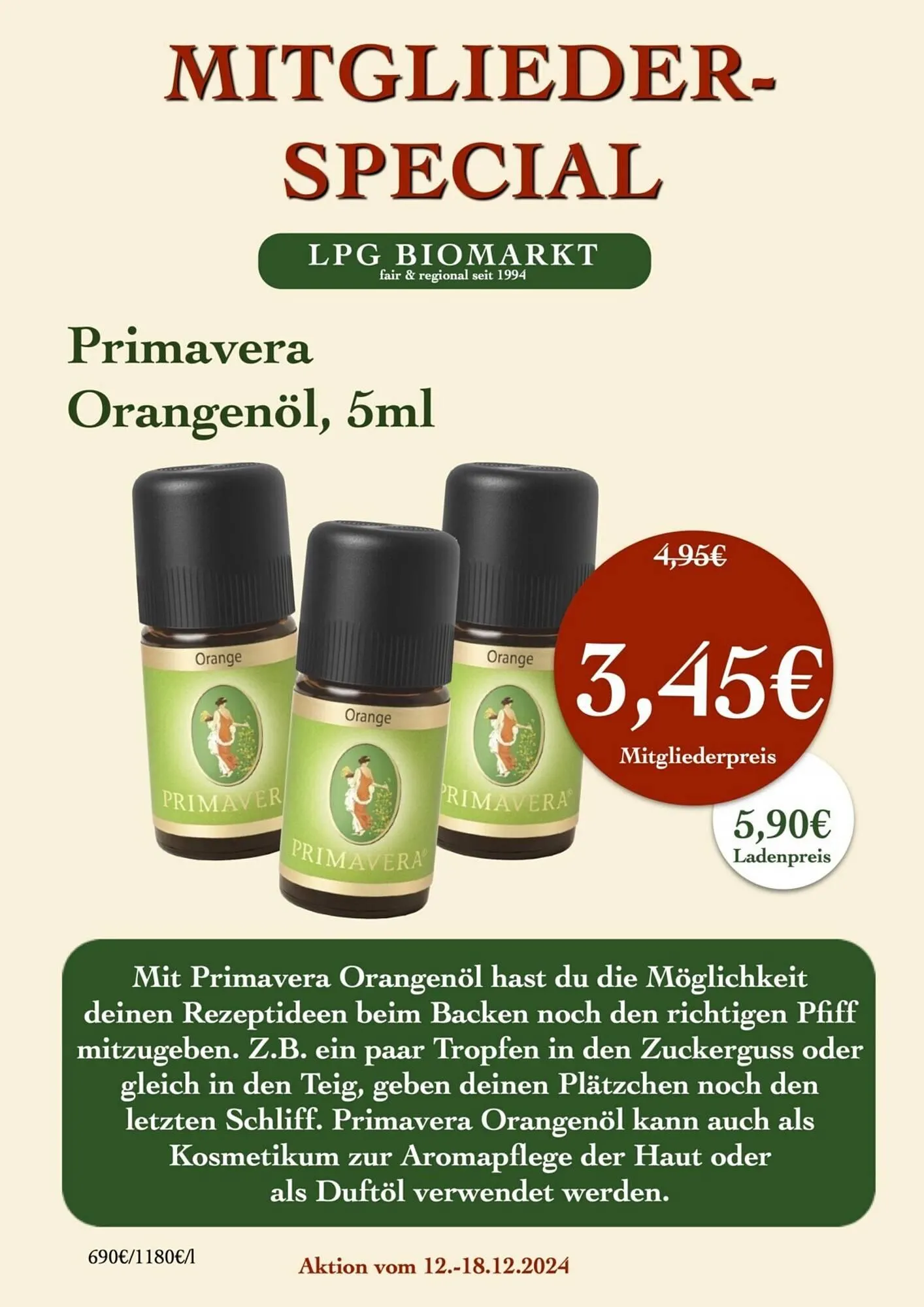 LPG Biomarkt Prospekt von 12. Dezember bis 18. Dezember 2024 - Prospekt seite 19
