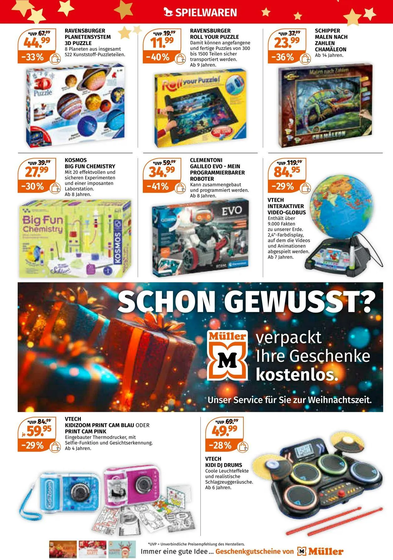 Müller Aktueller Prospekt von 16. Dezember bis 22. Dezember 2024 - Prospekt seite 4