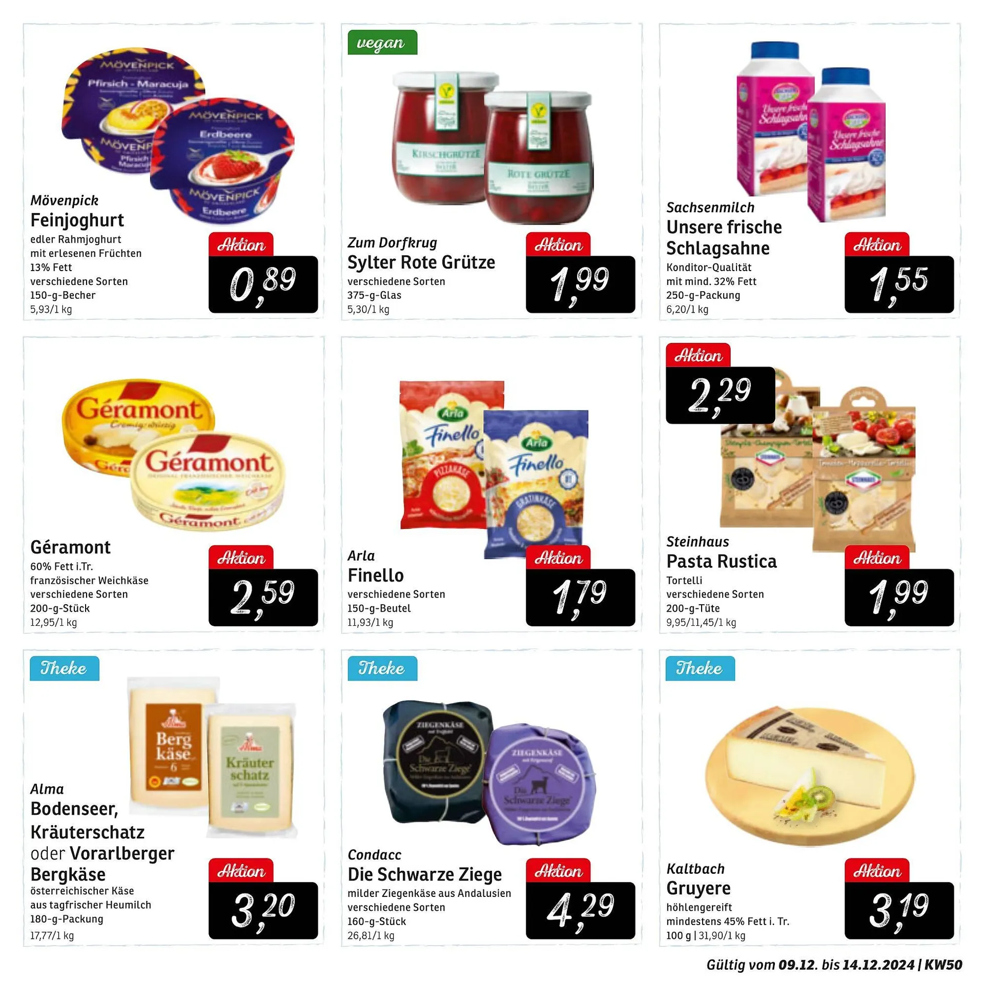 KONSUM Prospekt von 9. Dezember bis 14. Dezember 2024 - Prospekt seite 9