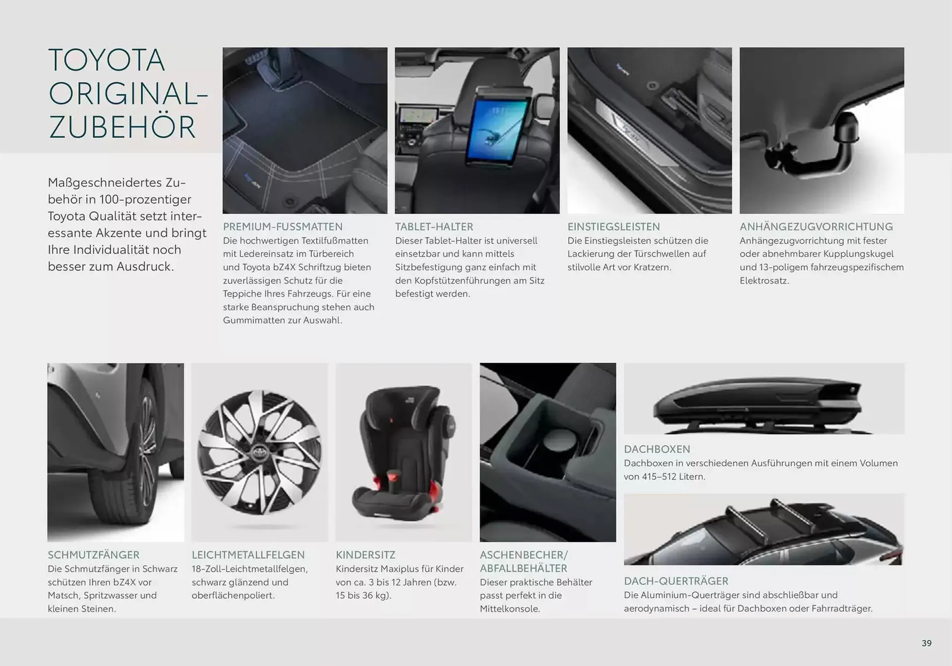Toyota Prospekt von 10. Dezember bis 10. Dezember 2025 - Prospekt seite 39