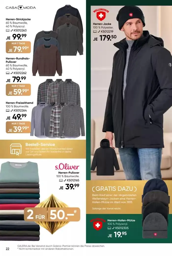 Galeria Karstadt Kaufhof Angebote von 16. Dezember bis 30. Dezember 2024 - Prospekt seite 14