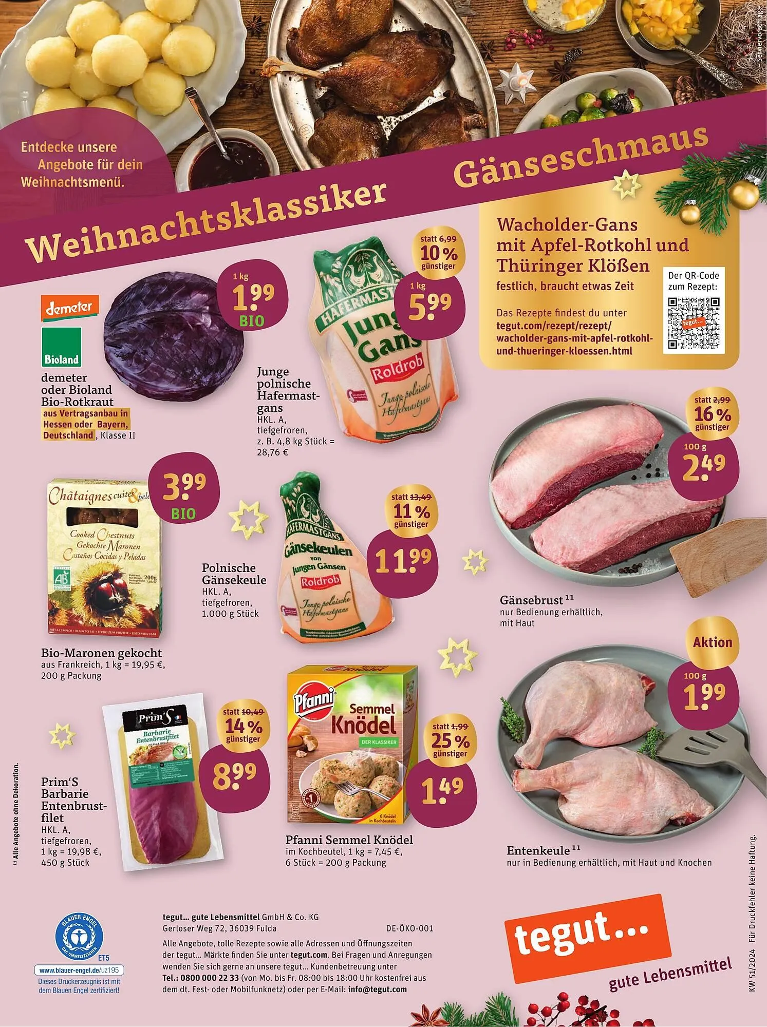 basic Prospekt von 16. Dezember bis 21. Dezember 2024 - Prospekt seite 25