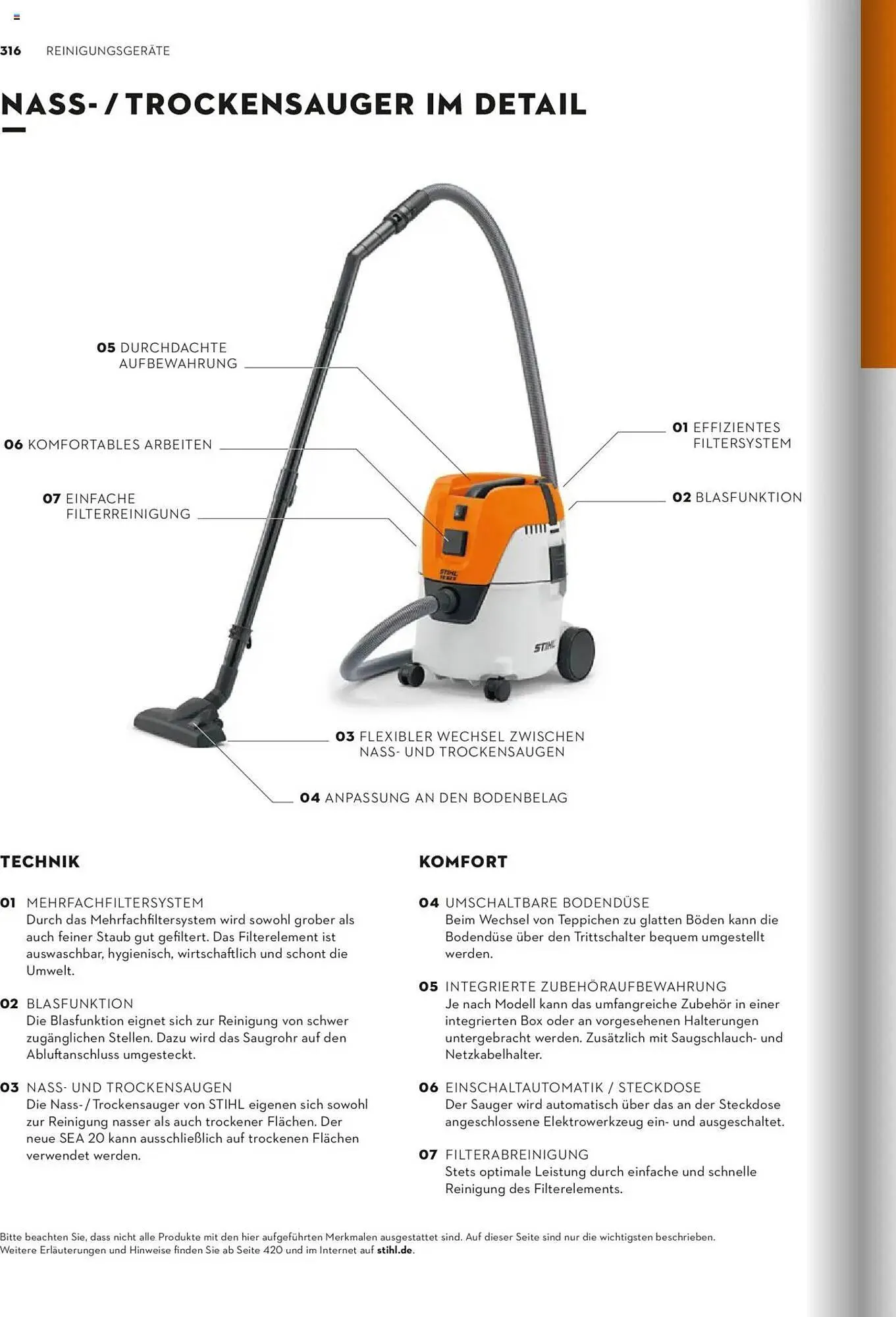 STIHL Prospekt von 1. Januar bis 31. Dezember 2025 - Prospekt seite 316