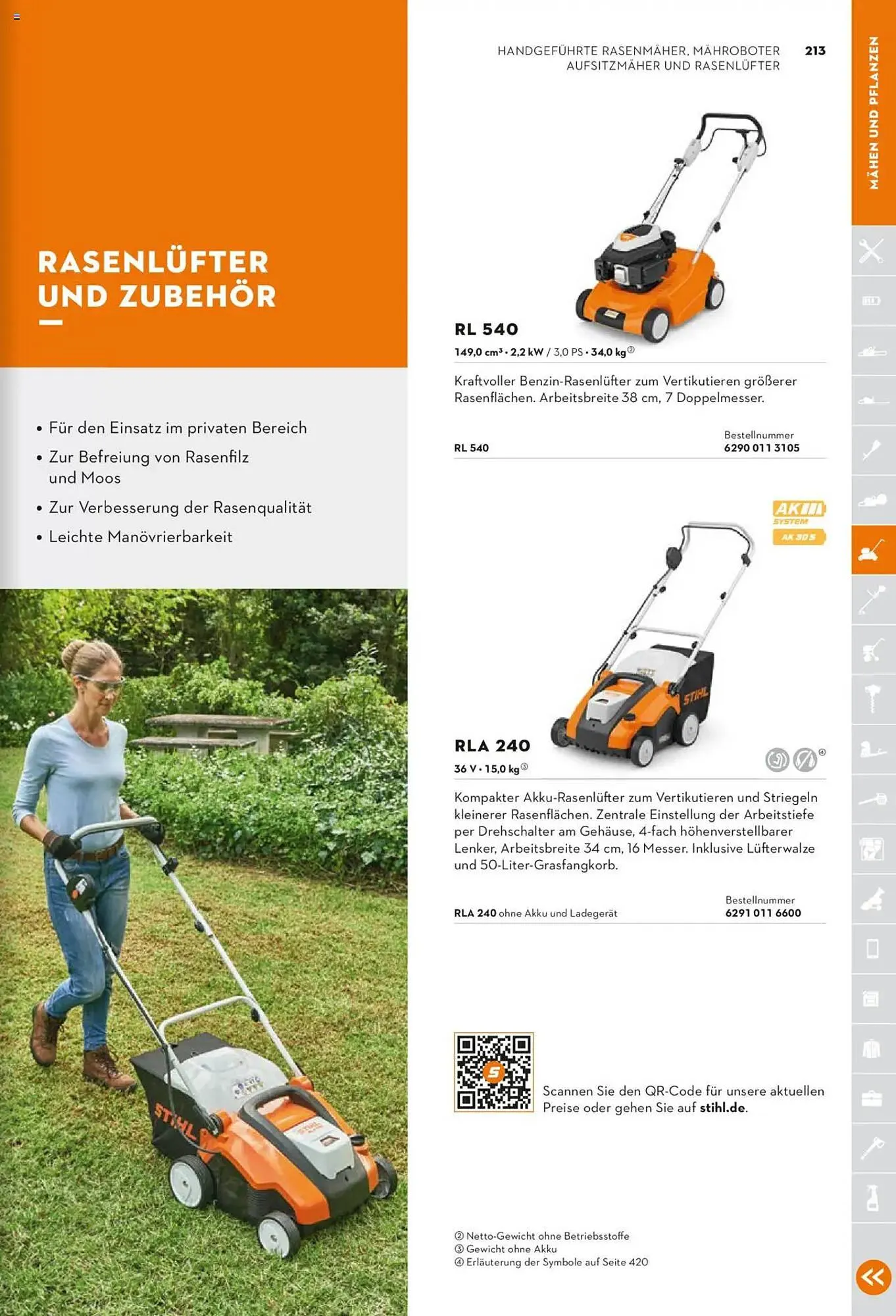STIHL Prospekt von 1. Januar bis 31. Dezember 2025 - Prospekt seite 213