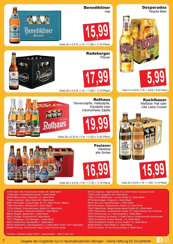 Top-Deals für alle Kunden von 8. Dezember bis 22. Dezember 2024 - Prospekt seite 2