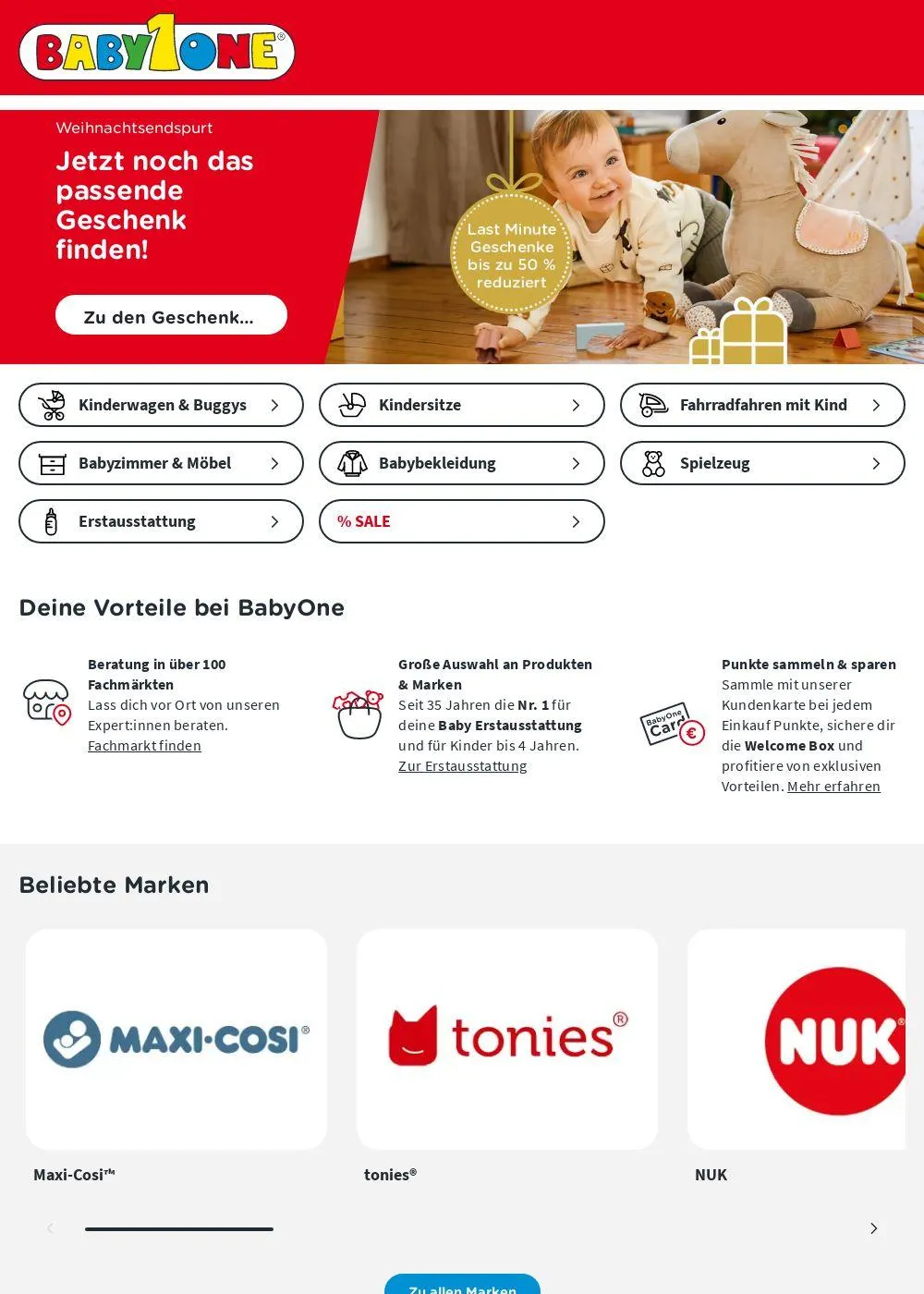 BabyOne Aktueller Prospekt - 1