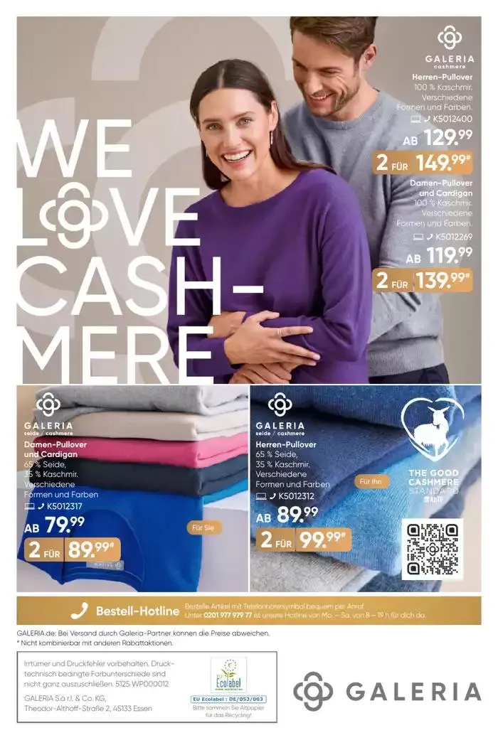 Galeria Karstadt Kaufhof Angebote von 16. Dezember bis 30. Dezember 2024 - Prospekt seite 29