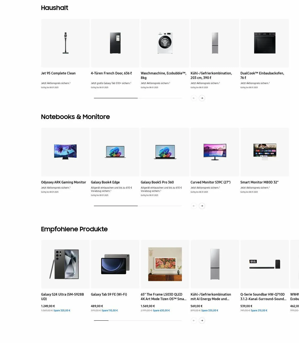 Samsung Aktueller Prospekt von 16. Dezember bis 25. Dezember 2024 - Prospekt seite 3