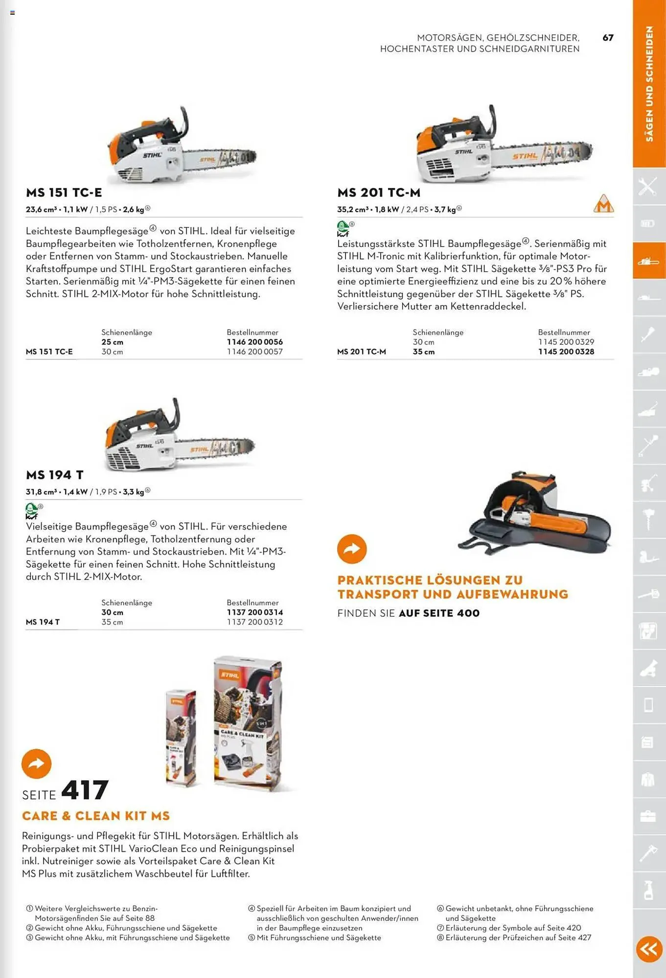 STIHL Prospekt von 1. Januar bis 31. Dezember 2025 - Prospekt seite 67