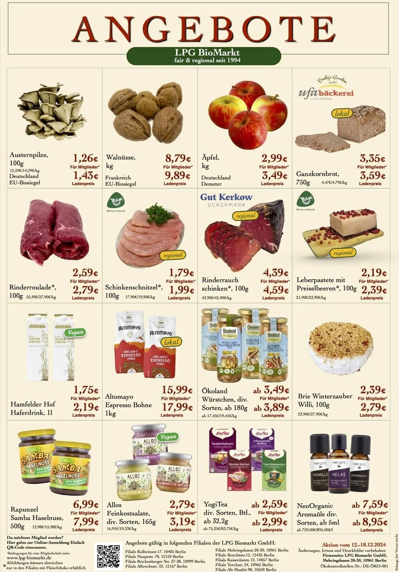 LPG Biomarkt Prospekt von 12. Dezember bis 18. Dezember 2024 - Prospekt seite 2
