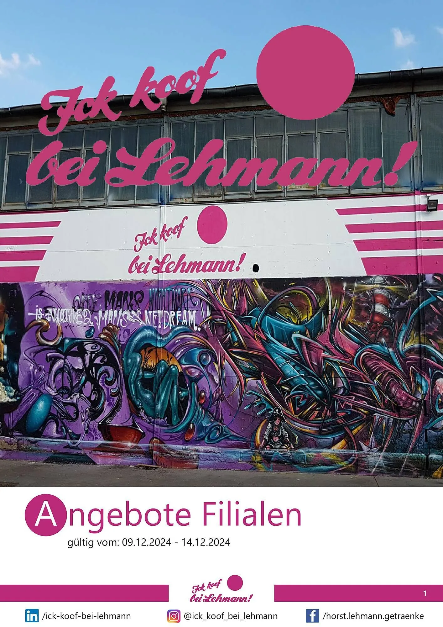 Getränke Lehmann Prospekt - 1
