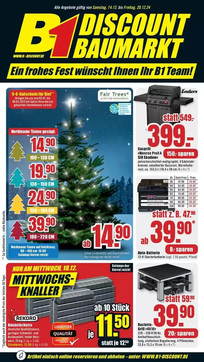 B1 Discount Baumarkt flugblatt - 1