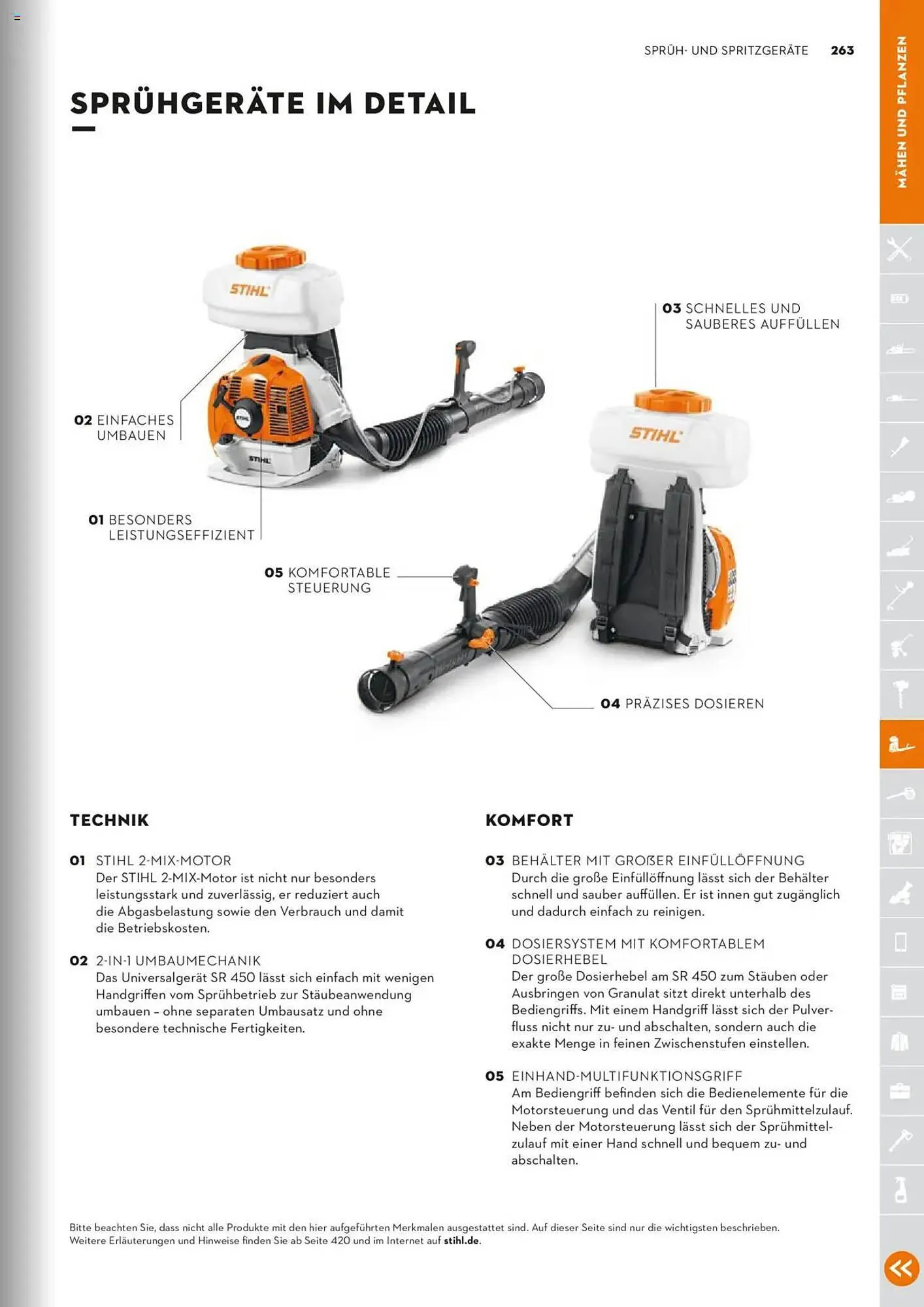 STIHL Prospekt von 1. Januar bis 31. Dezember 2025 - Prospekt seite 263