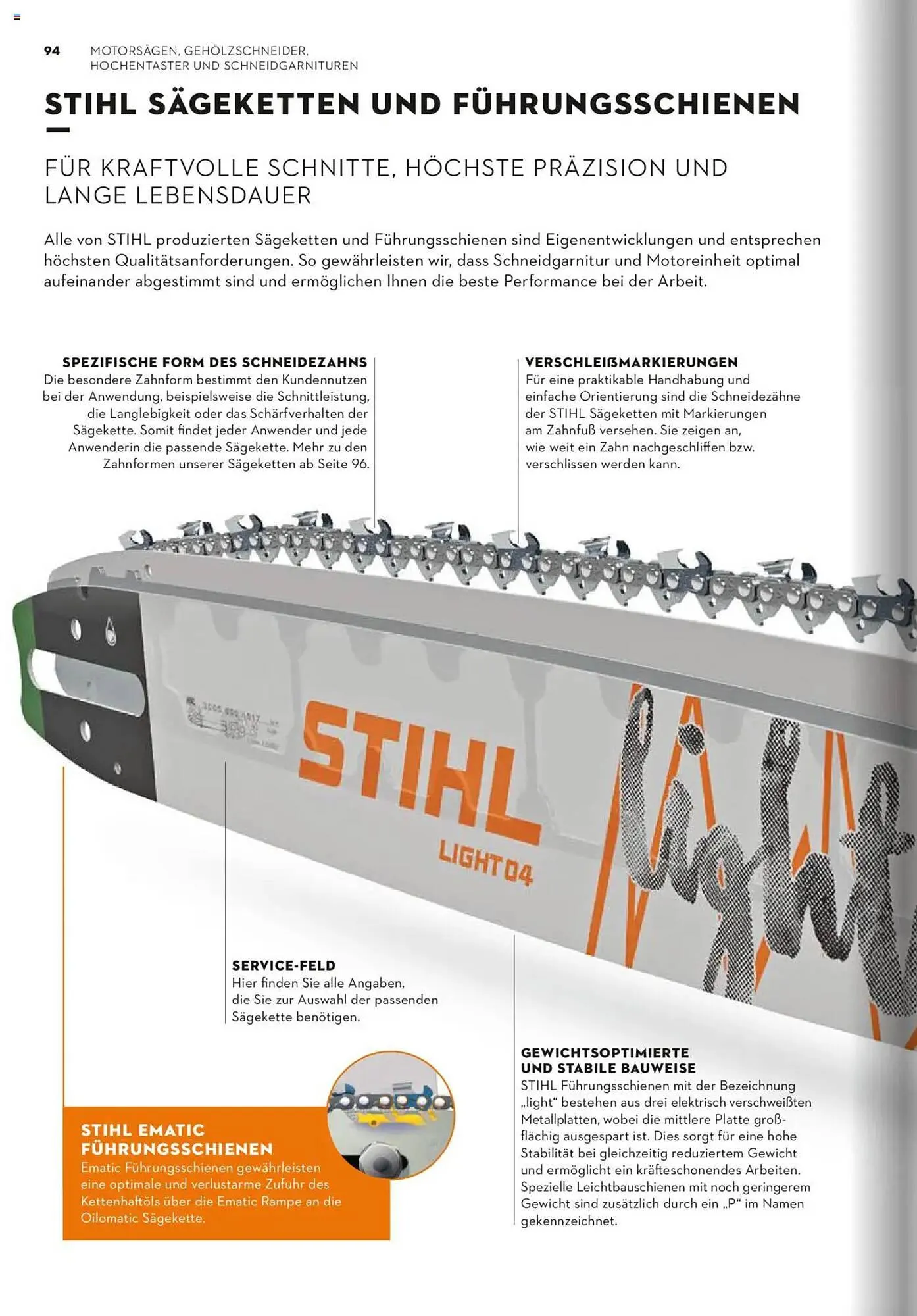 STIHL Prospekt von 1. Januar bis 31. Dezember 2025 - Prospekt seite 94