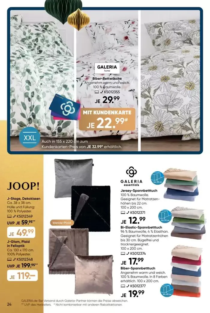 Galeria Karstadt Kaufhof Angebote von 16. Dezember bis 30. Dezember 2024 - Prospekt seite 16