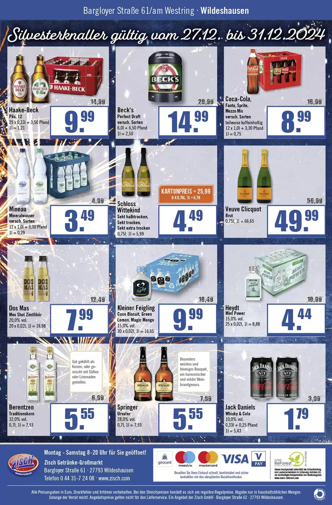 Zisch Prospekt von 15. Dezember bis 24. Dezember 2024 - Prospekt seite 8