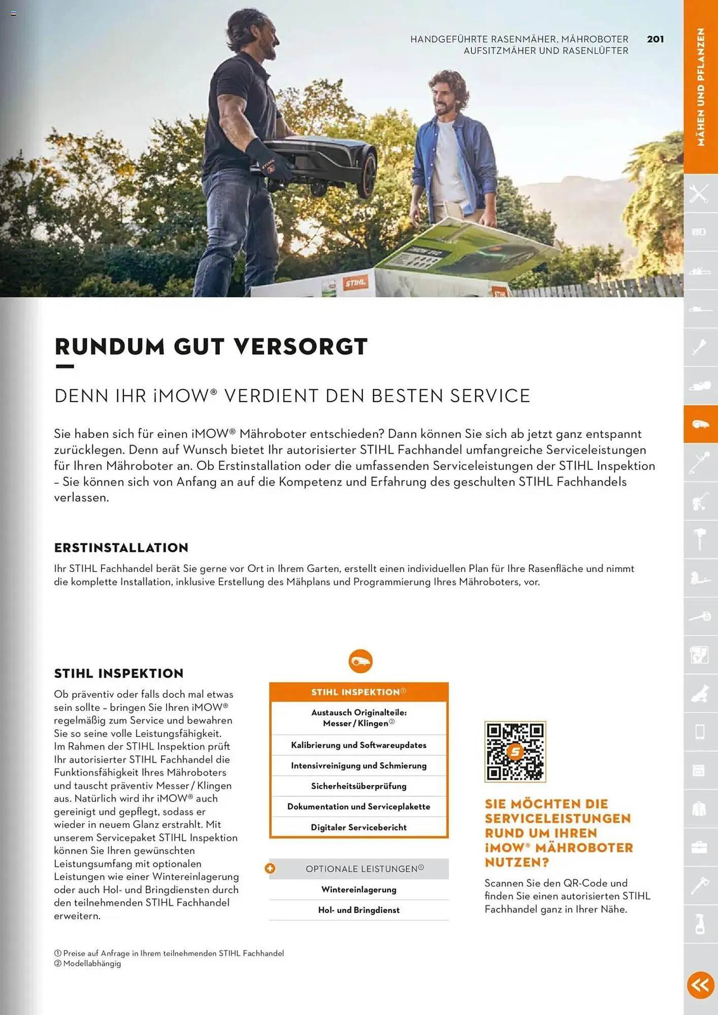 STIHL Prospekt von 1. Januar bis 31. Dezember 2025 - Prospekt seite 201