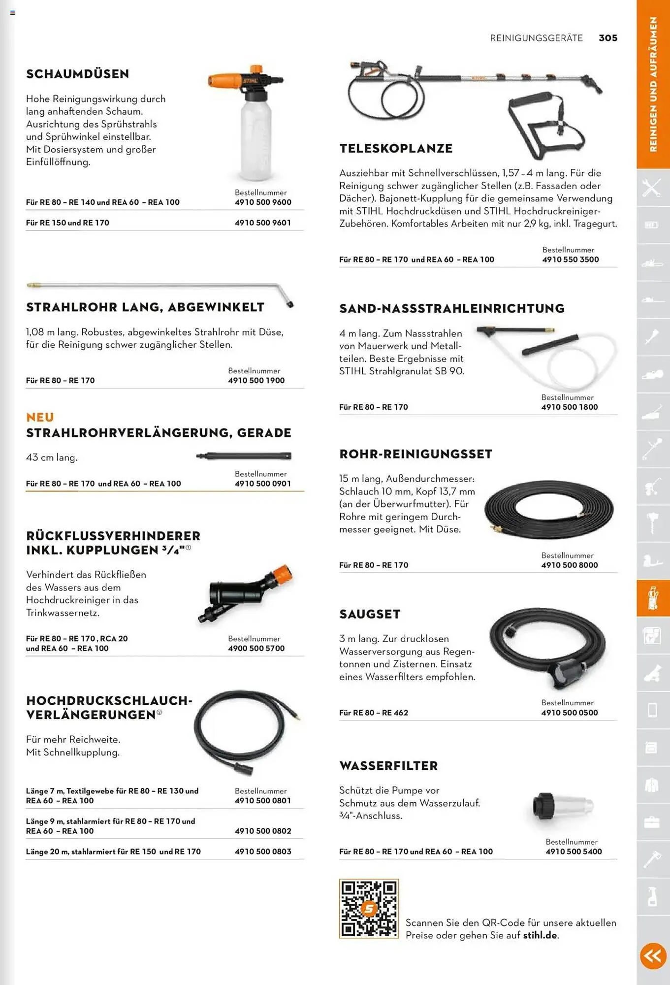 STIHL Prospekt von 1. Januar bis 31. Dezember 2025 - Prospekt seite 305