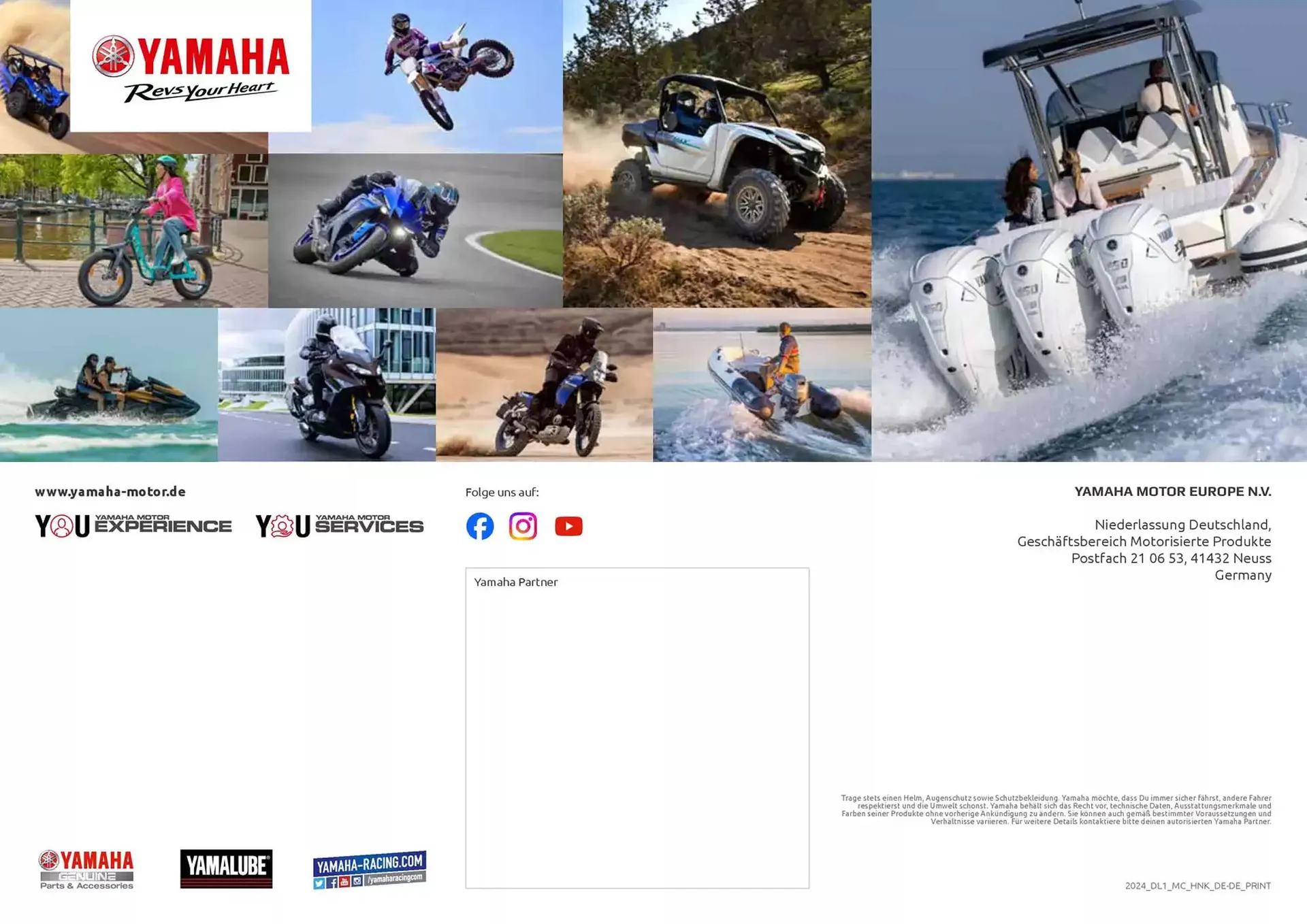 Yamaha Prospekt von 15. August bis 31. Dezember 2024 - Prospekt seite 72