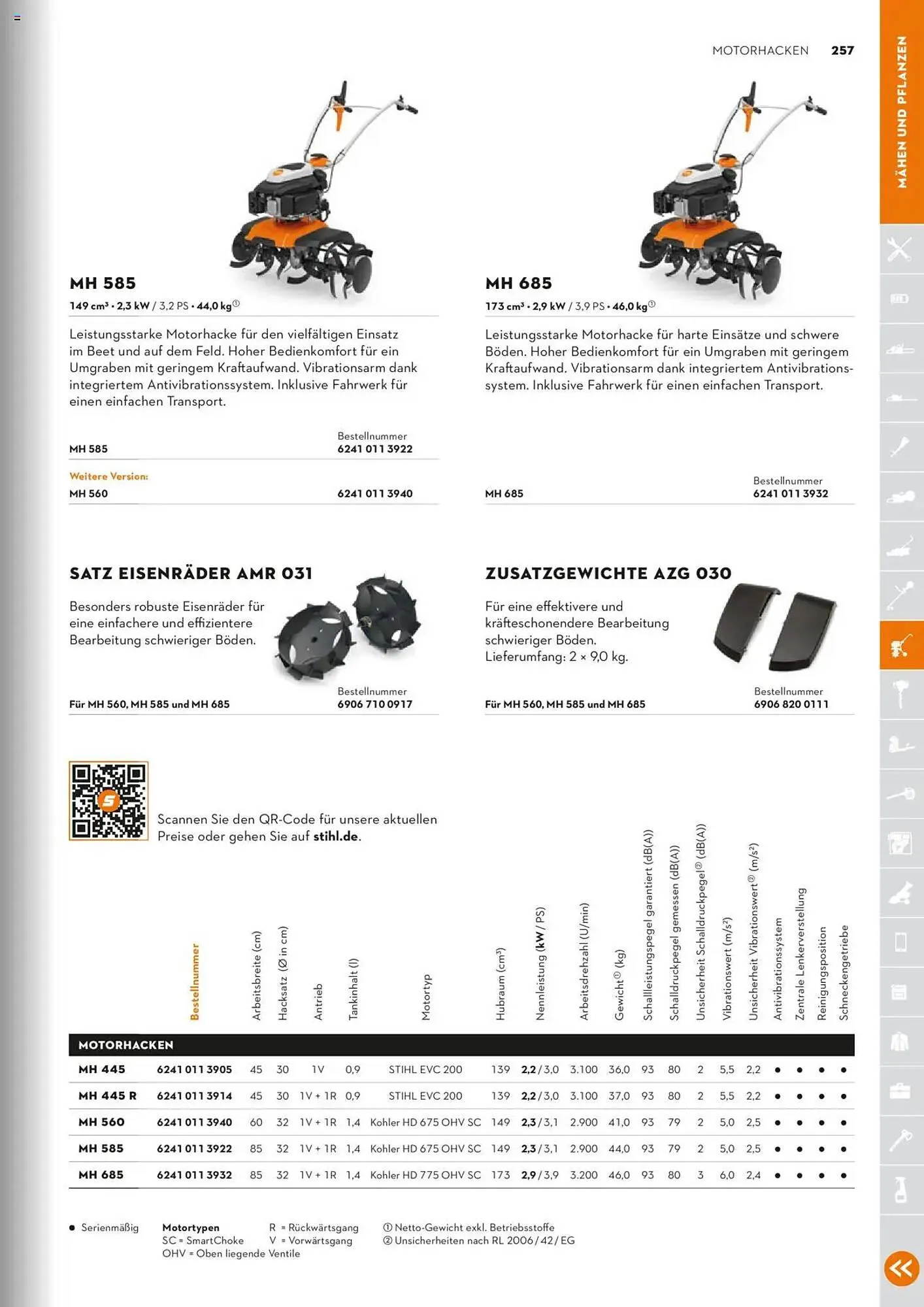 STIHL Prospekt von 1. Januar bis 31. Dezember 2025 - Prospekt seite 257