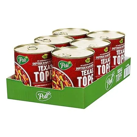 Pote Texastopf 800 g, 6er Pack