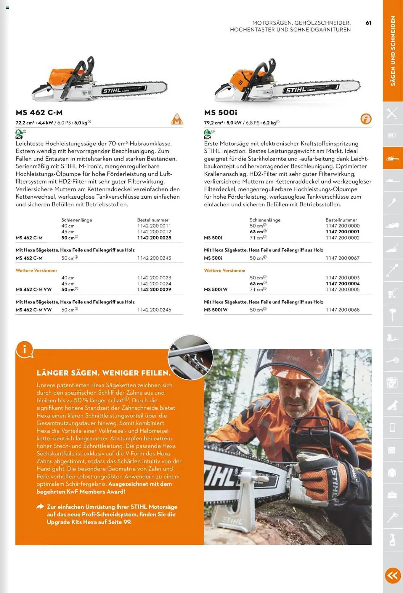 STIHL Prospekt von 1. Januar bis 31. Dezember 2025 - Prospekt seite 61