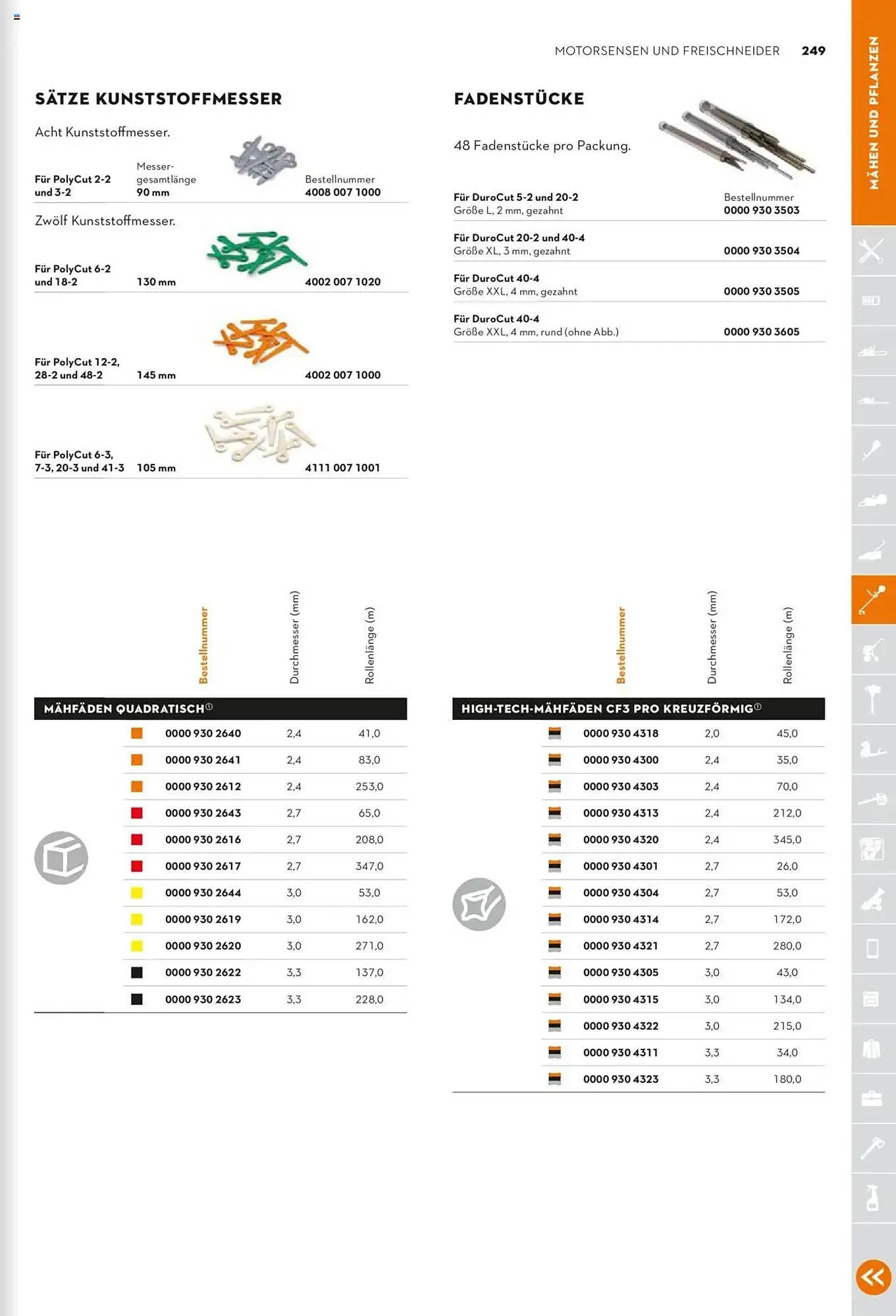 STIHL Prospekt von 1. Januar bis 31. Dezember 2025 - Prospekt seite 249